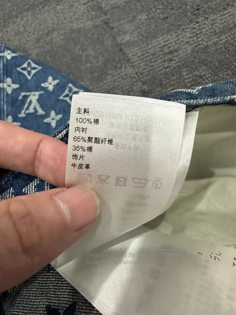 Louis Vuitton Louis Vuitton 26 New Full Print Denim Shorts Size US 28 / EU 44 - 6 Thumbnail