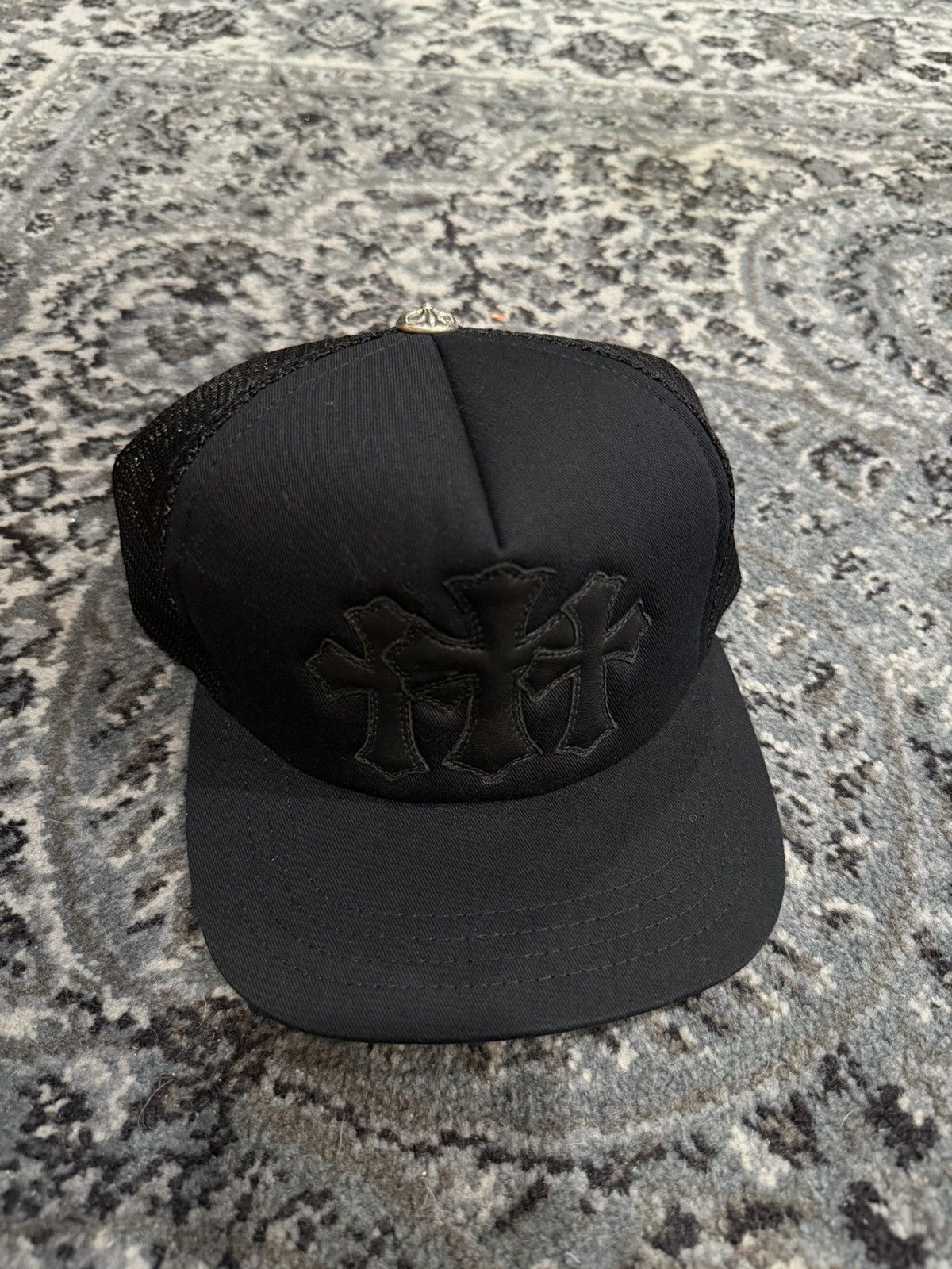 Chrome Hearts Chrome Hearts Triple Black Cross Hat Cap Size ONE SIZE - 1 Thumbnail