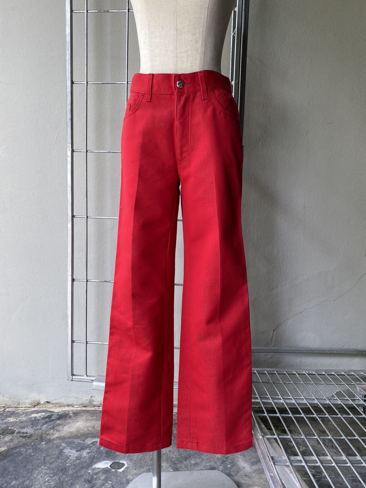 Fendi FENDI Red Pattern Casual Long Jeans Size 27" / US 4 / IT 40 - 1 Thumbnail