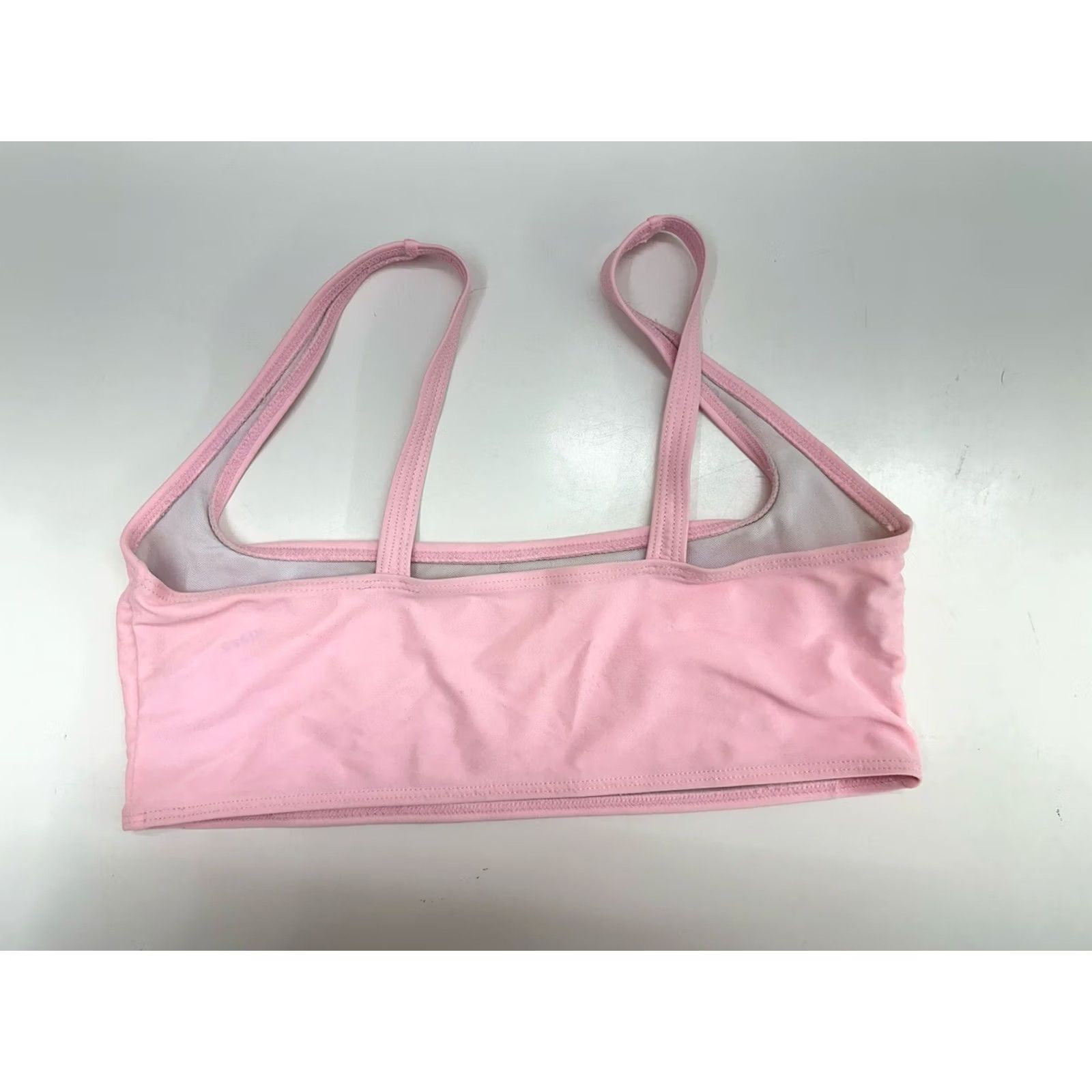 Shein Shein Womens Swimsuit Bikini Top Size Large Pink Scoop Neck Top No Padding Size L / US 10 / IT 46 - 6 Thumbnail