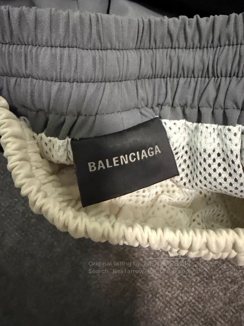 Balenciaga Balenciaga White and Gray Aged Destroyed Sweatpants with F Size US 34 / EU 50 - 3 Thumbnail