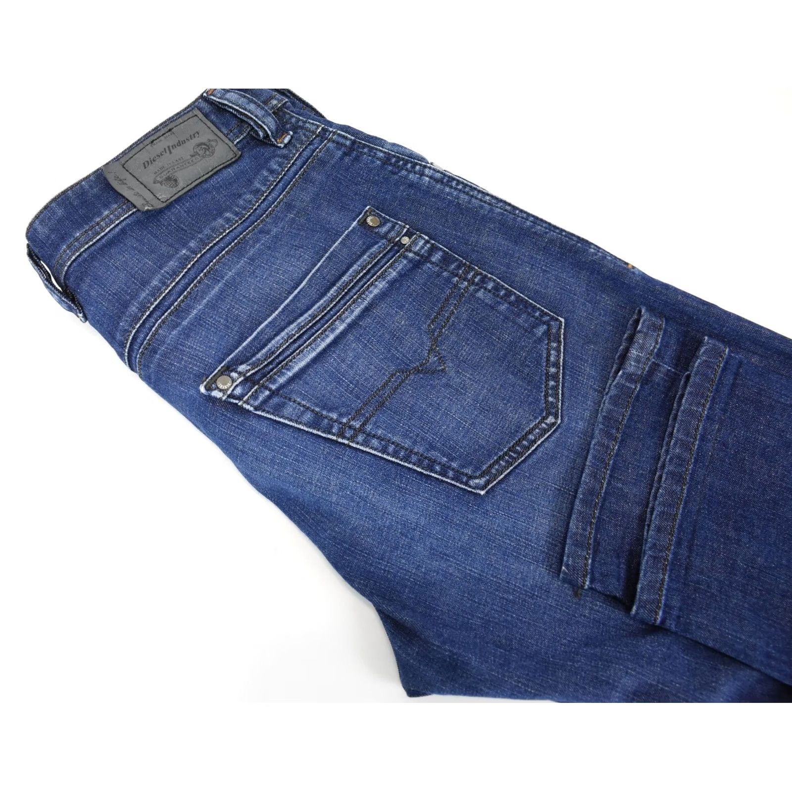 Diesel DIESEL Krayver Jeans Men's W30/L30 Stretch Regular Slim-Carrot R845B Blue Size US 30 / EU 46 - 5 Thumbnail