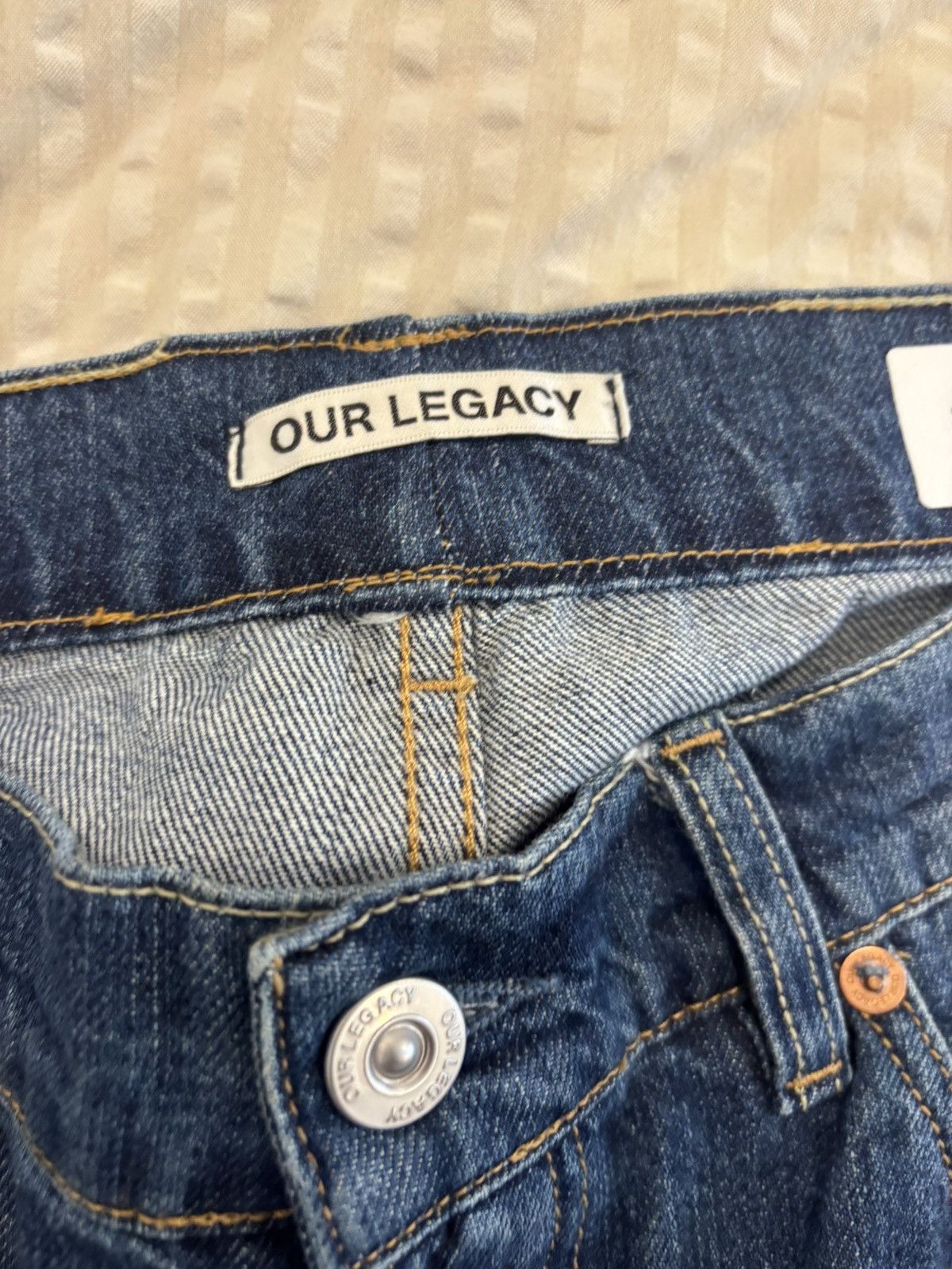 Our Legacy Blue second cut denim Size US 32 / EU 48 - 2 Thumbnail