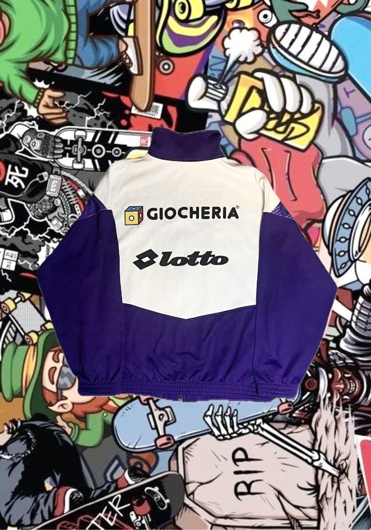 Lotto Sport 1991/1992 Lotto Fiorentina Sweatshirt – XL, Made in Italy Size US XL / EU 56 / 4 - 2 Thumbnail