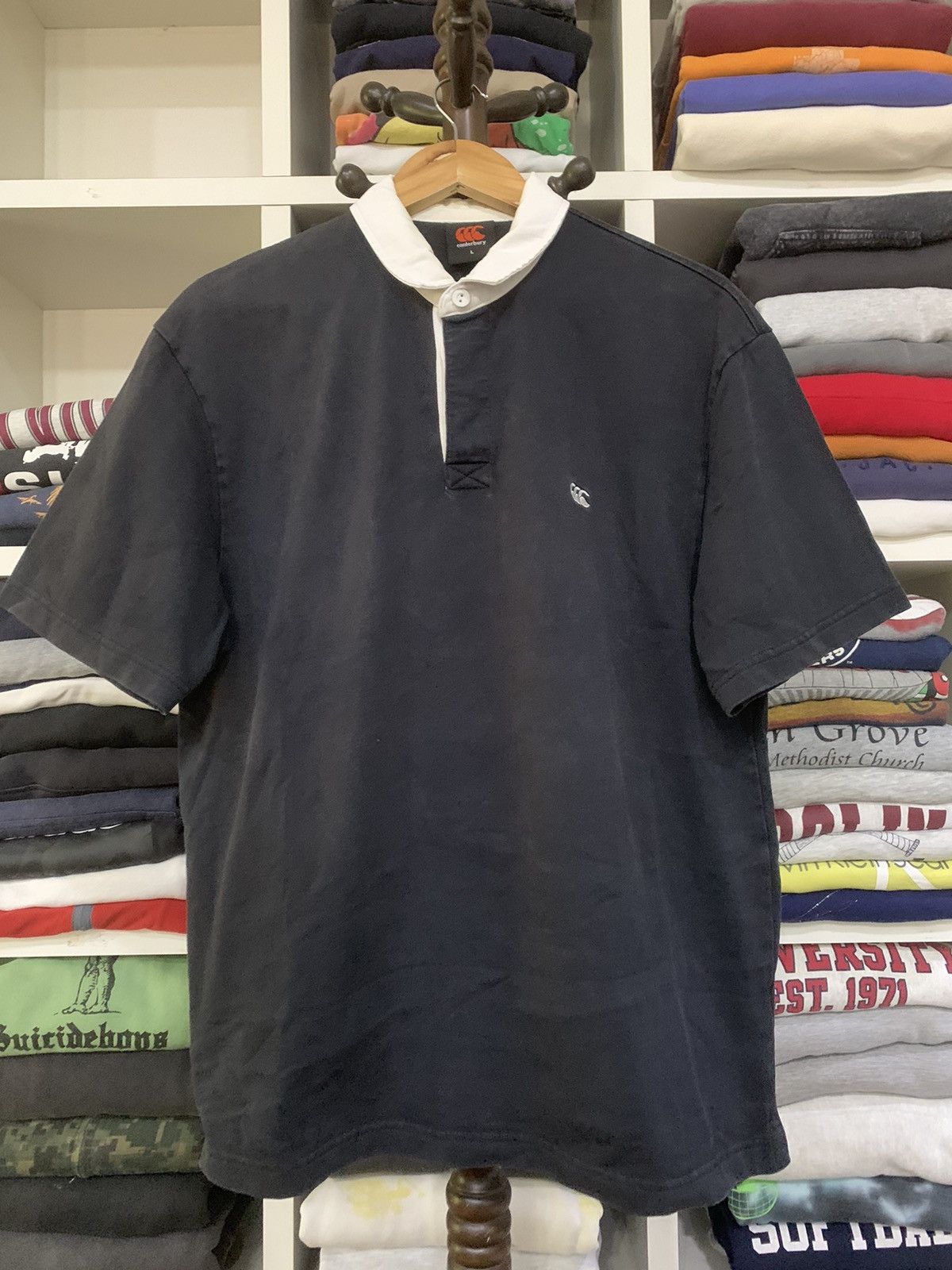 Canterbury of New Zealand × NFL × Vintage Vintage Canterbury Polo Size US L / EU 52-54 / 3 - 2 Thumbnail