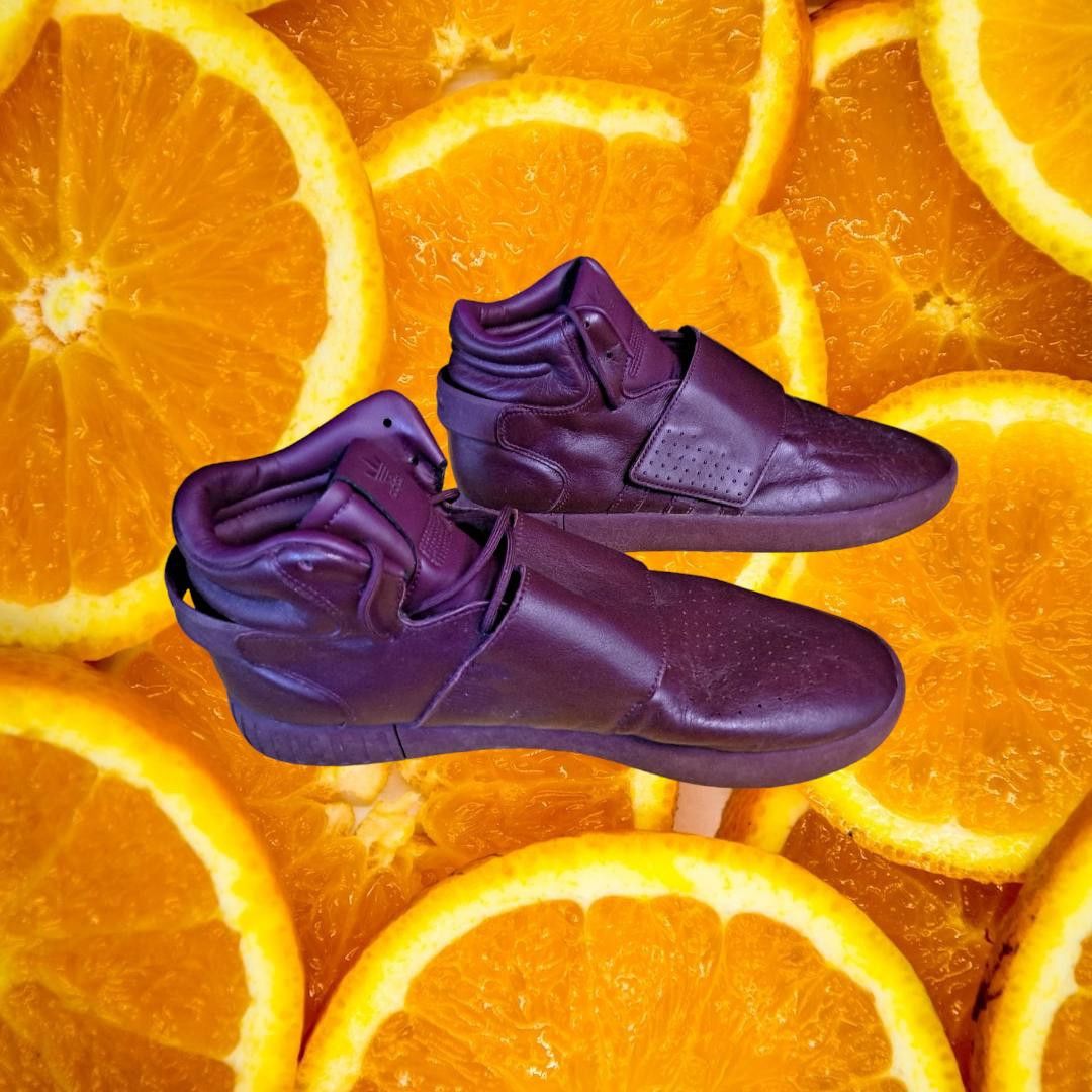 Adidas Adidas Tubular Invader Strap Model Bw0873 Maroon Purple Size Size US 13 / EU 46 - 4 Thumbnail