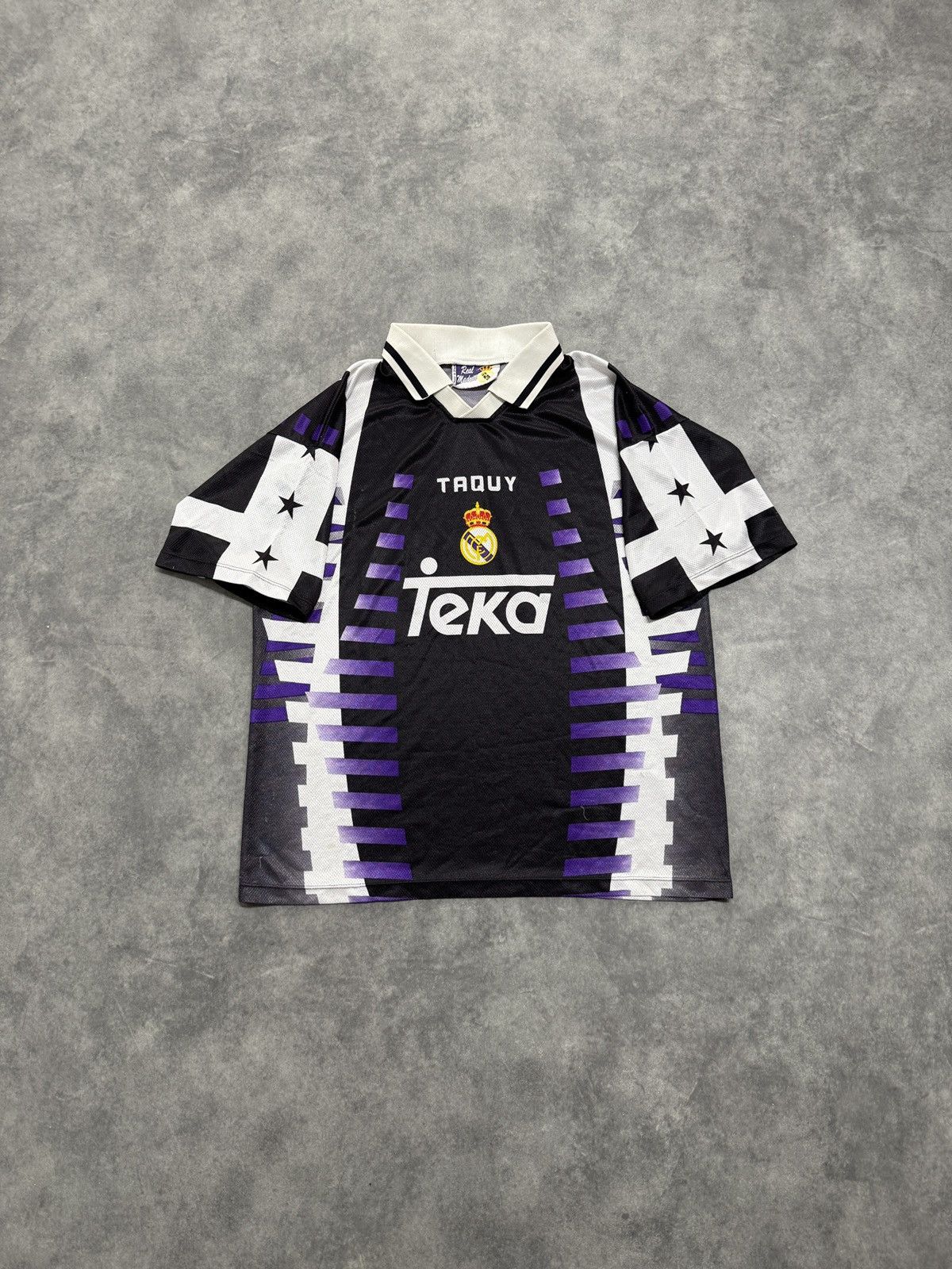 Other 1997/1998 third jersey real madrid x taquy Size M rare Size US M / EU 48-50 / 2 - 1 Thumbnail