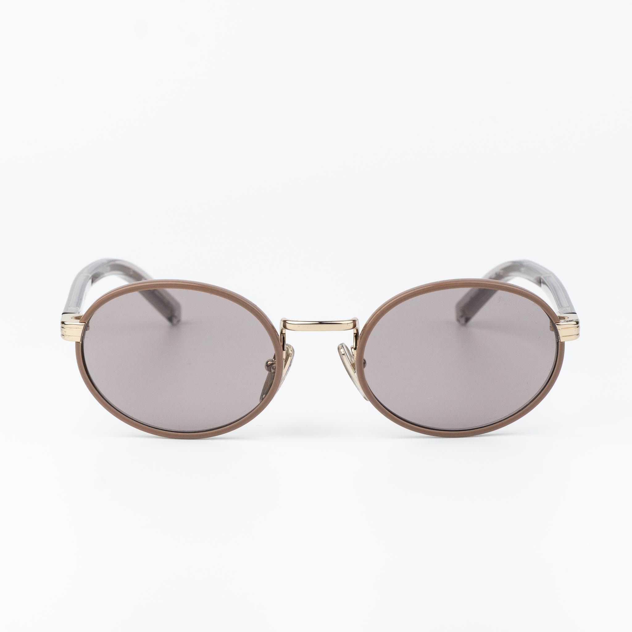 Prada Prada Women Sunglasses Oval PRB56S 24E20I NEW AUTHENTIC Size ONE SIZE - 2 Thumbnail