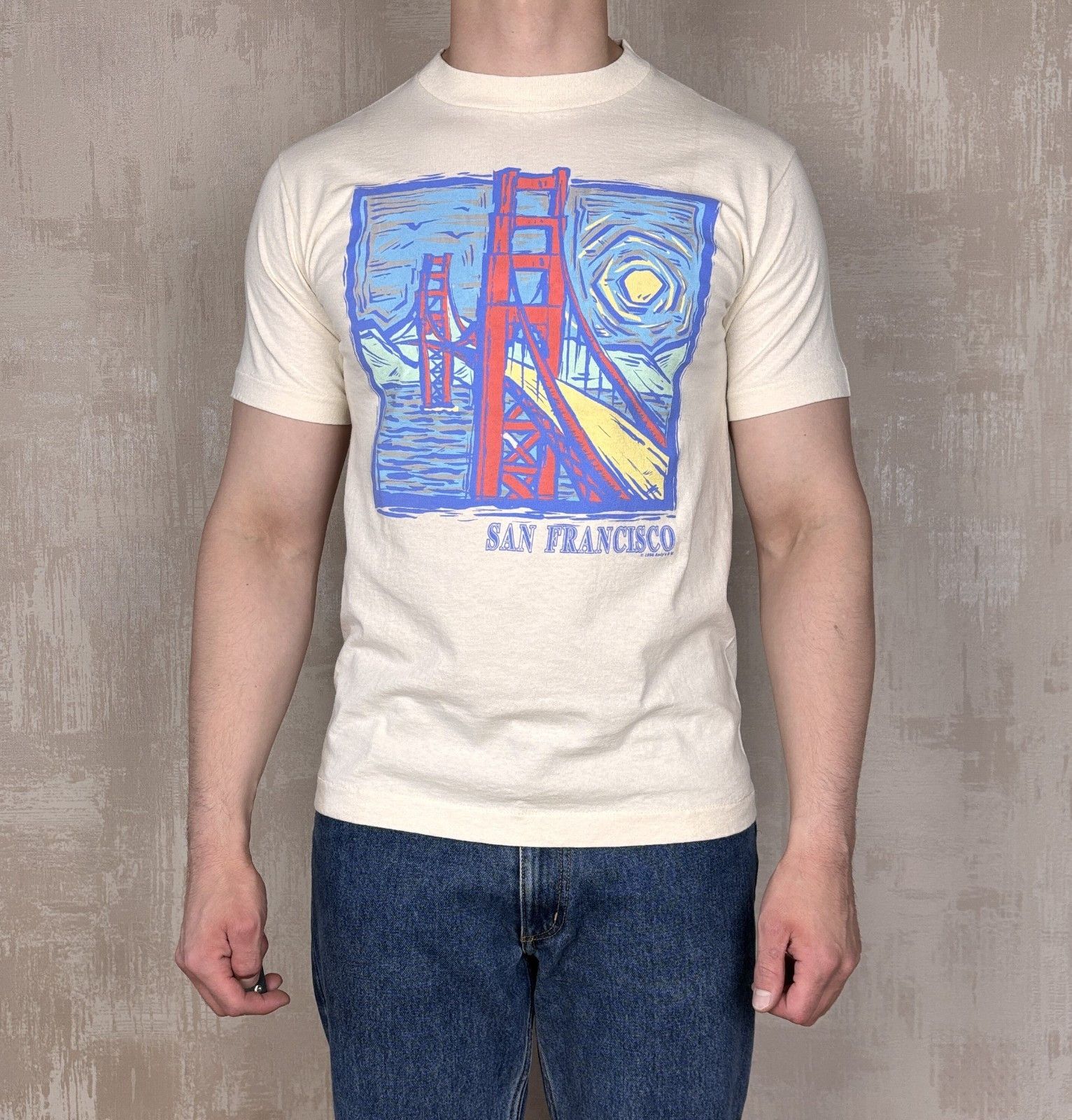 Vintage Vintage San Francisco 1996 Andy's S. W. Single Stitch Tee Size US M / EU 48-50 / 2 - 3 Thumbnail