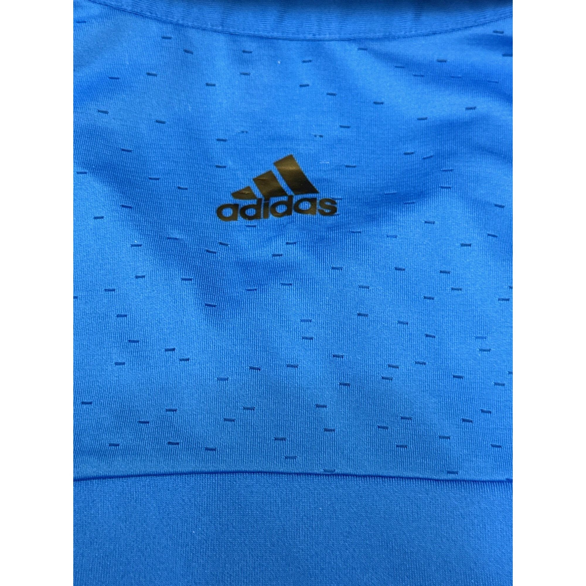 Adidas Adidas Puremotion CoolMax Golf Polo Dark Blue Size Large Mo Size US L / EU 52-54 / 3 - 6 Thumbnail