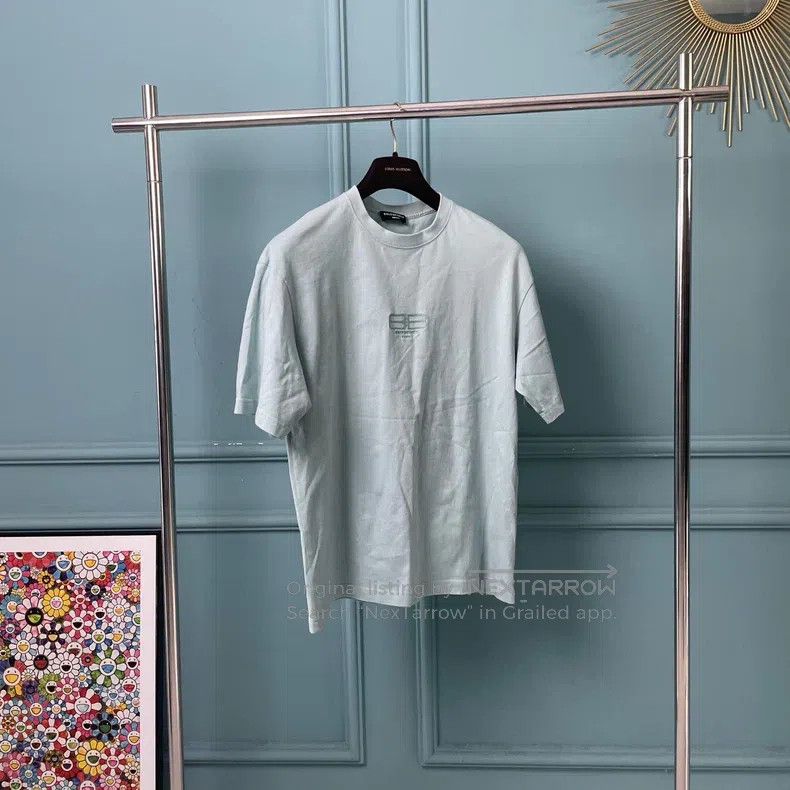 Balenciaga Balenciaga Haze blue new lock short-sleeved shirt Size US XS / EU 42 / 0 - 1 Thumbnail