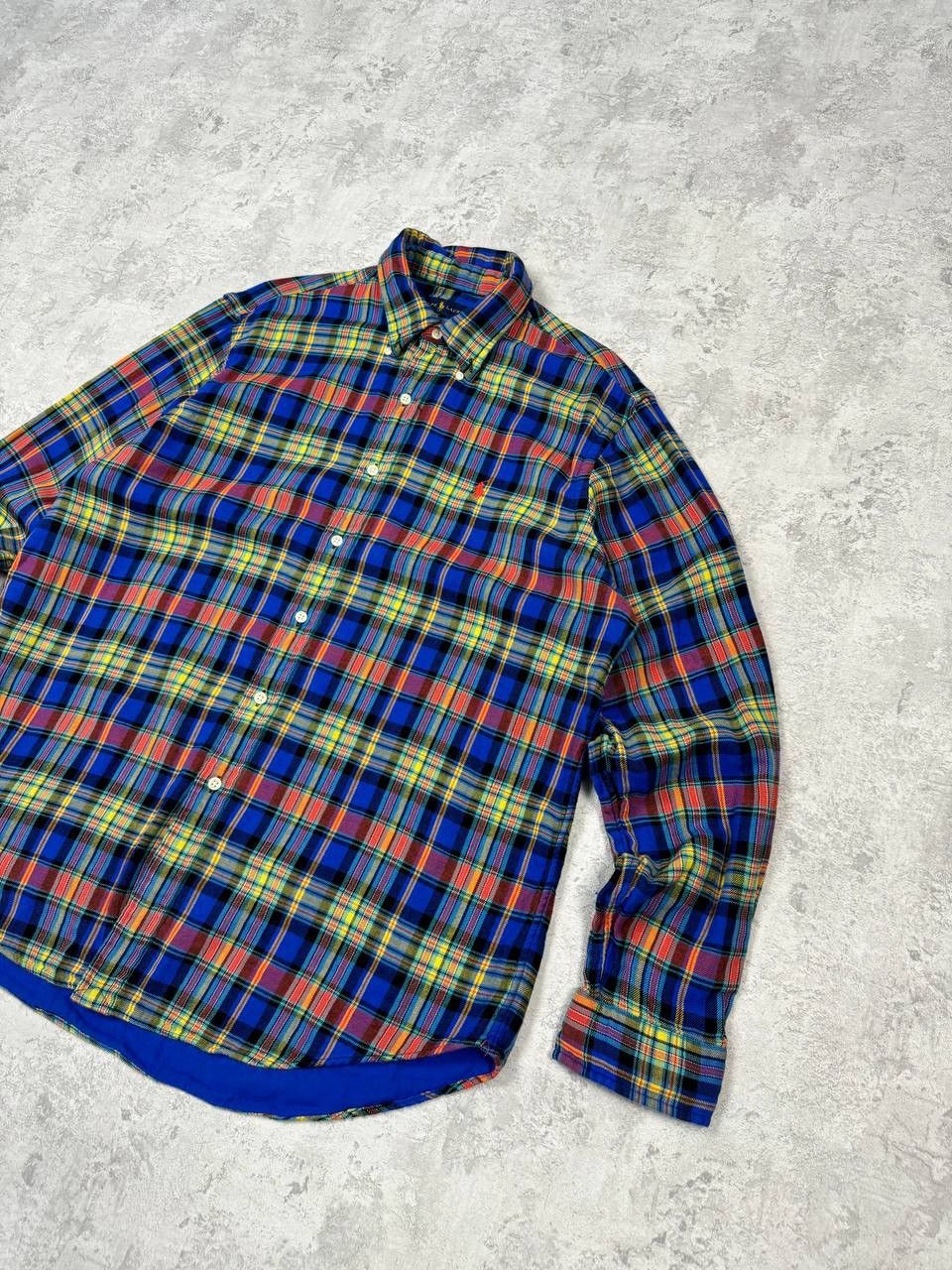 Polo Ralph Lauren Polo Ralph Lauren Flannel Shirt Button Ups Plaid Travis Size US XL / EU 56 / 4 - 3 Thumbnail
