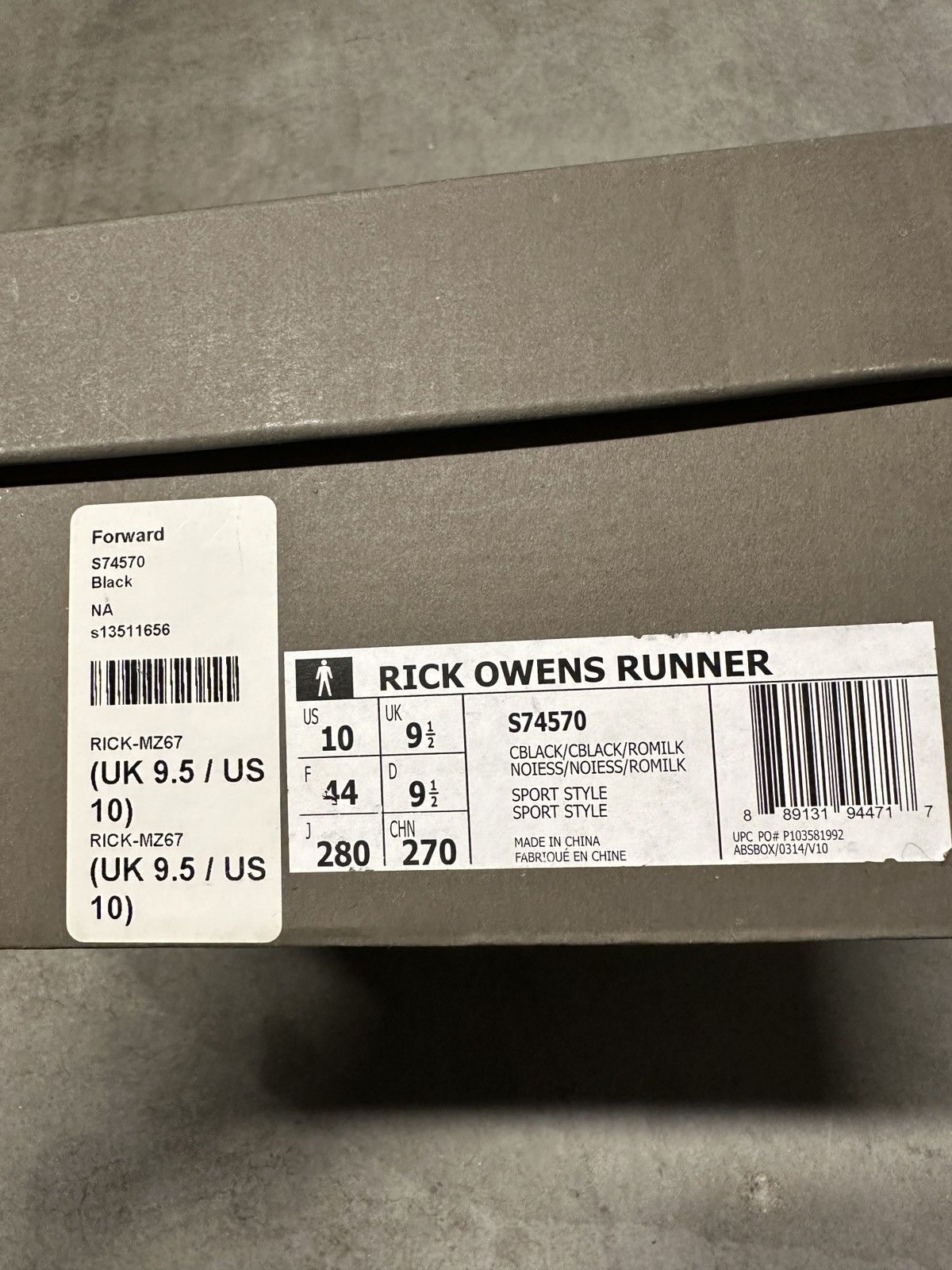 Adidas Rick Owens x Adidas Vicious Leather Tech Runner Runners Size US 10 / EU 43 - 10 Thumbnail