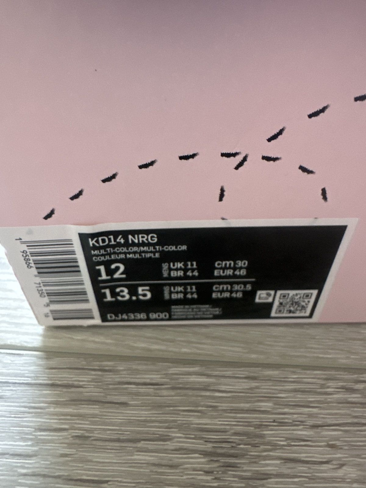 Nike Kd14 valentines Size US 12 / EU 45 - 6 Thumbnail