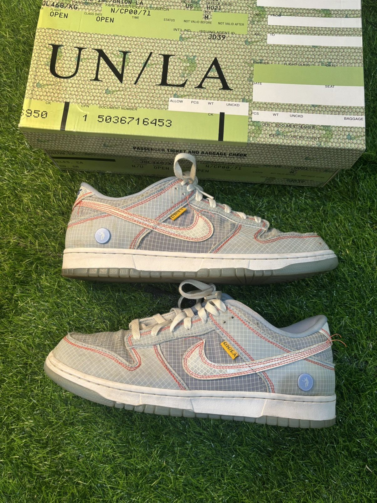 Nike Nike dunk low union passport pack argon Size US 12 / EU 45 - 1 Thumbnail