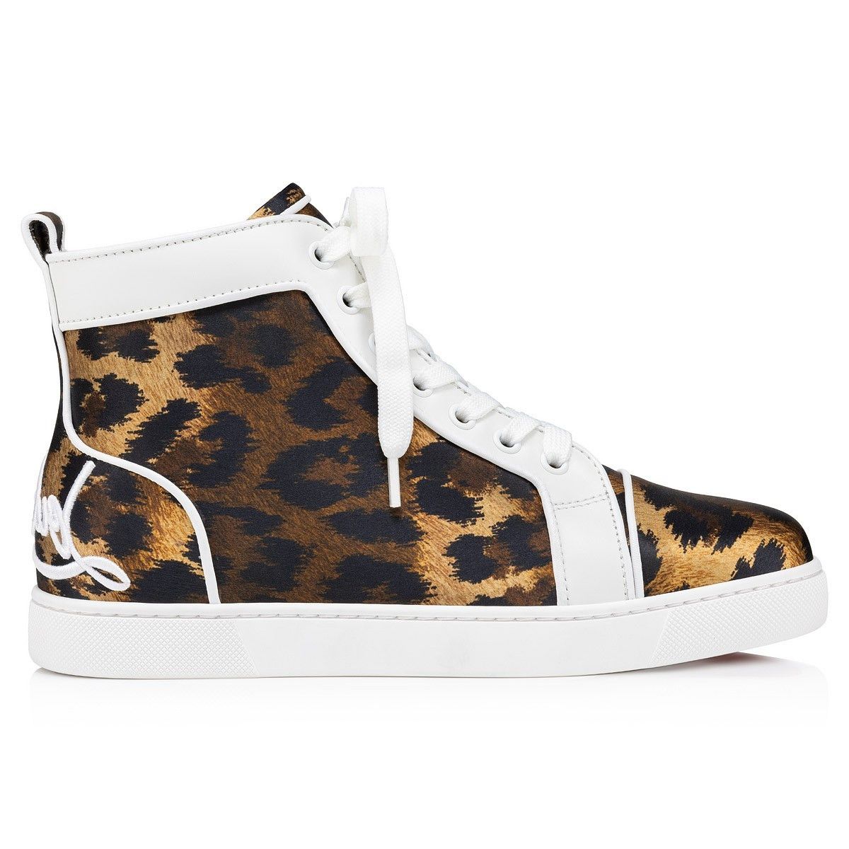 Christian Louboutin o1s1wg110924 Fun Louis Sneakers in Brown/White Size US 8 / IT 38 - 1 Thumbnail