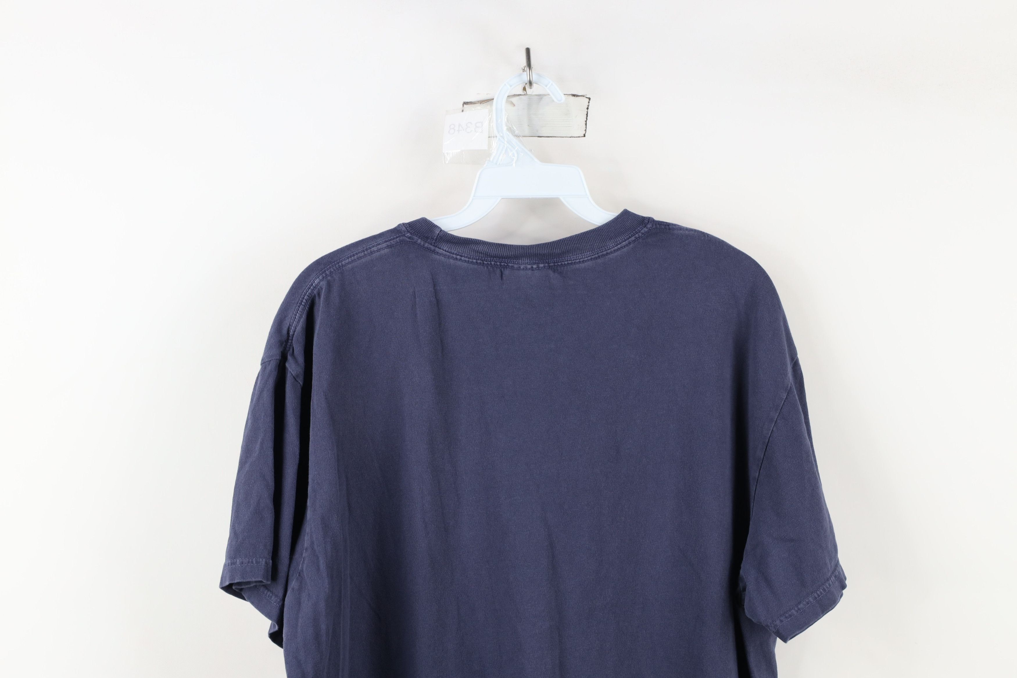 Vintage Vintage 90s Streetwear Heavyweight Blank Garment Dye T-Shirt Size L / US 10 / IT 46 - 12 Thumbnail