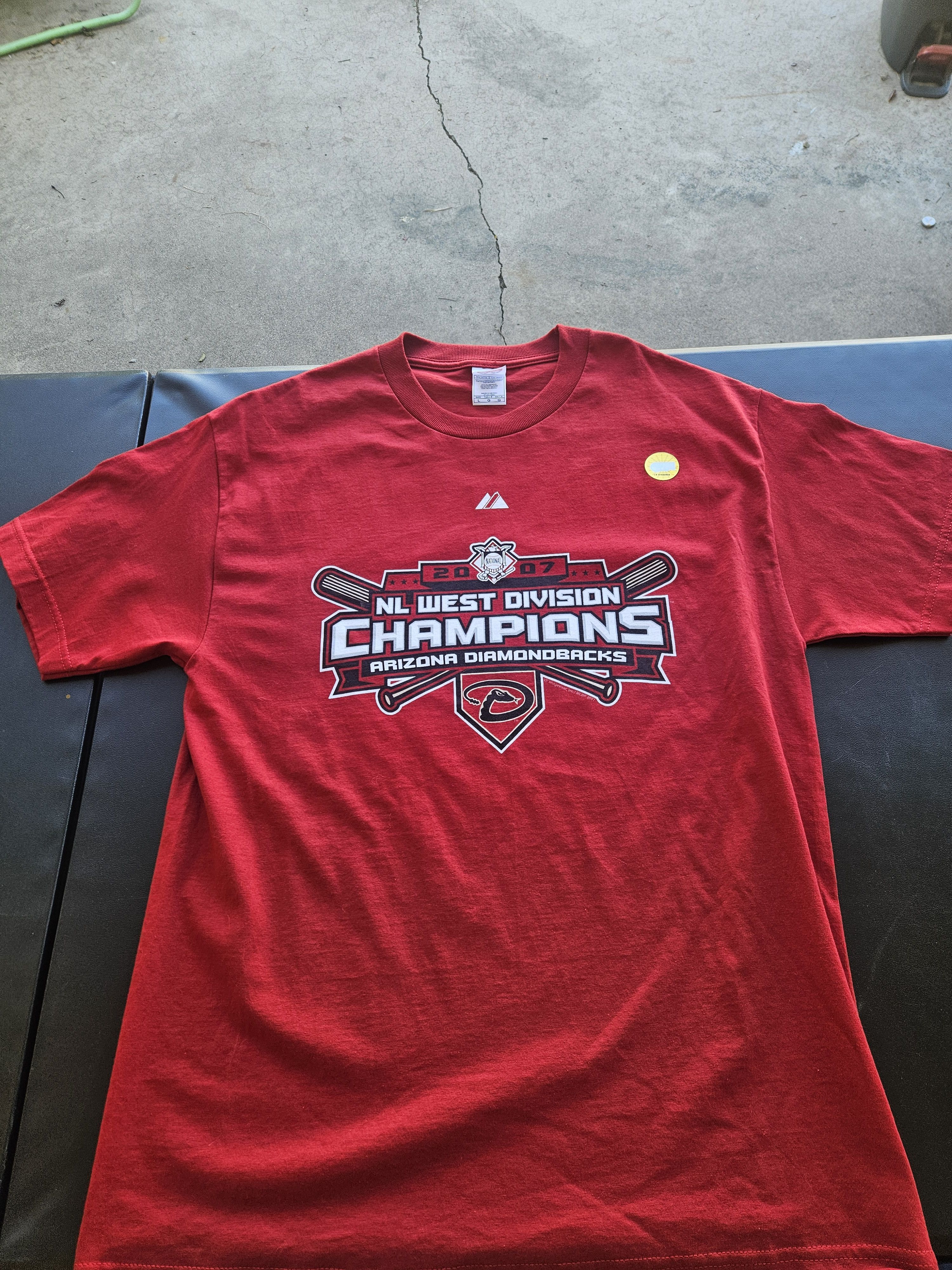 Majestic Arizona Diamondbacks 2007 NL West Champions MLB Majestic Tee Size US L / EU 52-54 / 3 - 1 Thumbnail