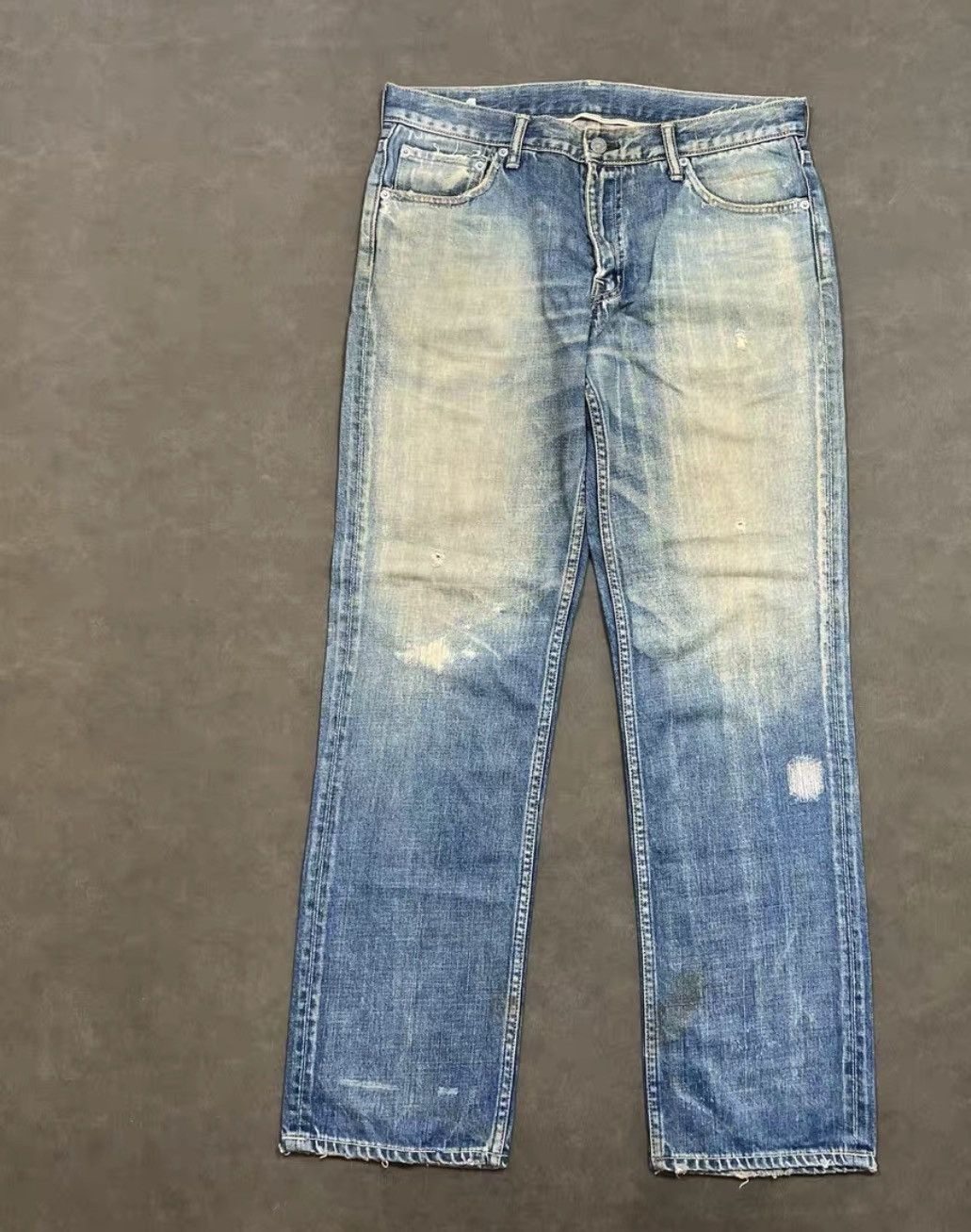 Visvim Blue Distressed Denim Jeans Size 34 Size US 34 / EU 50 - 1 Thumbnail