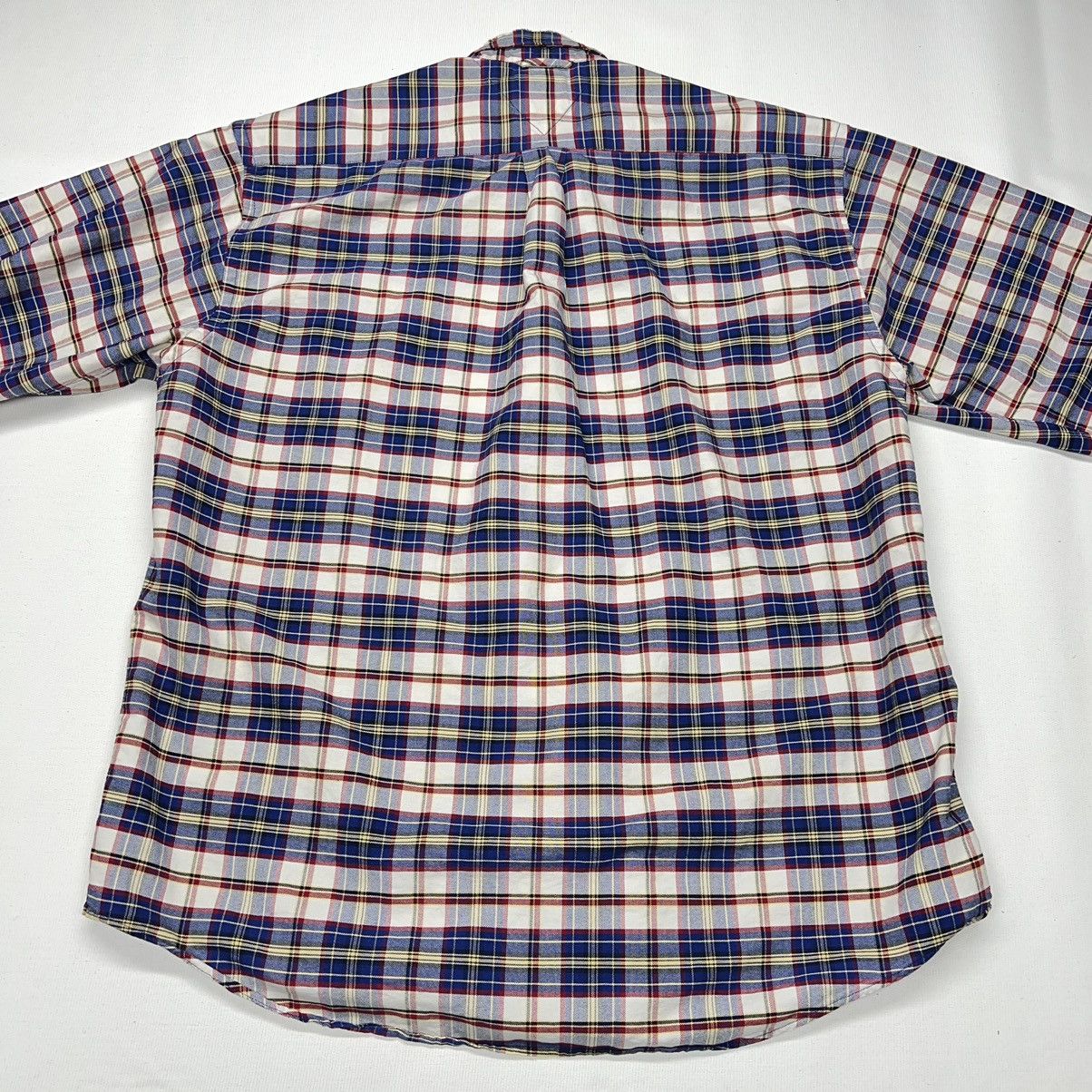 Tommy Hilfiger × Vintage VTG Tommy Hilfiger Shirt Plaid Button Down Long Sleeve Size US L / EU 52-54 / 3 - 13 Thumbnail