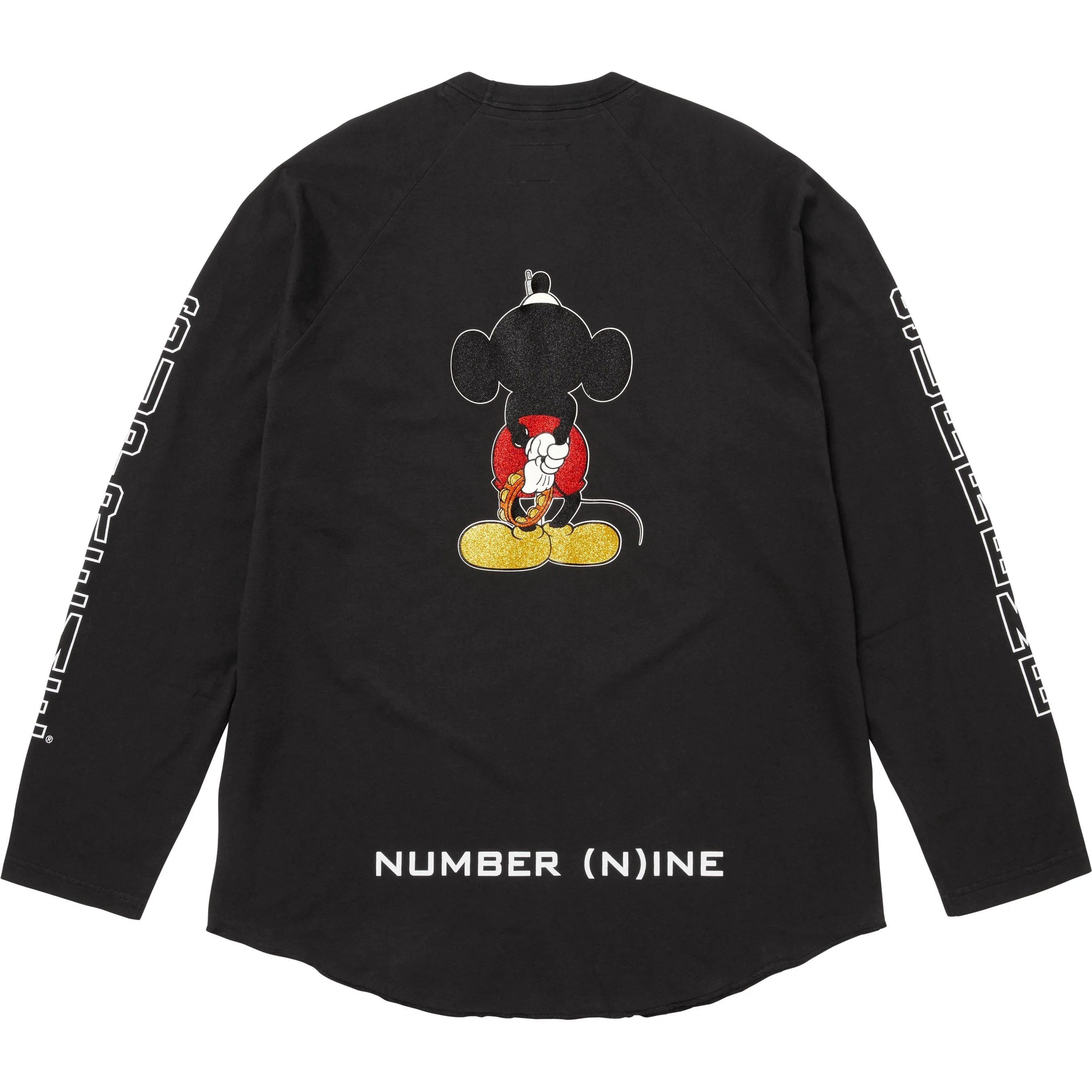 Number (N)ine Supreme Number (N)ine Mickey Mouse Raglan L/S Top Size US M / EU 48-50 / 2 - 2 Thumbnail