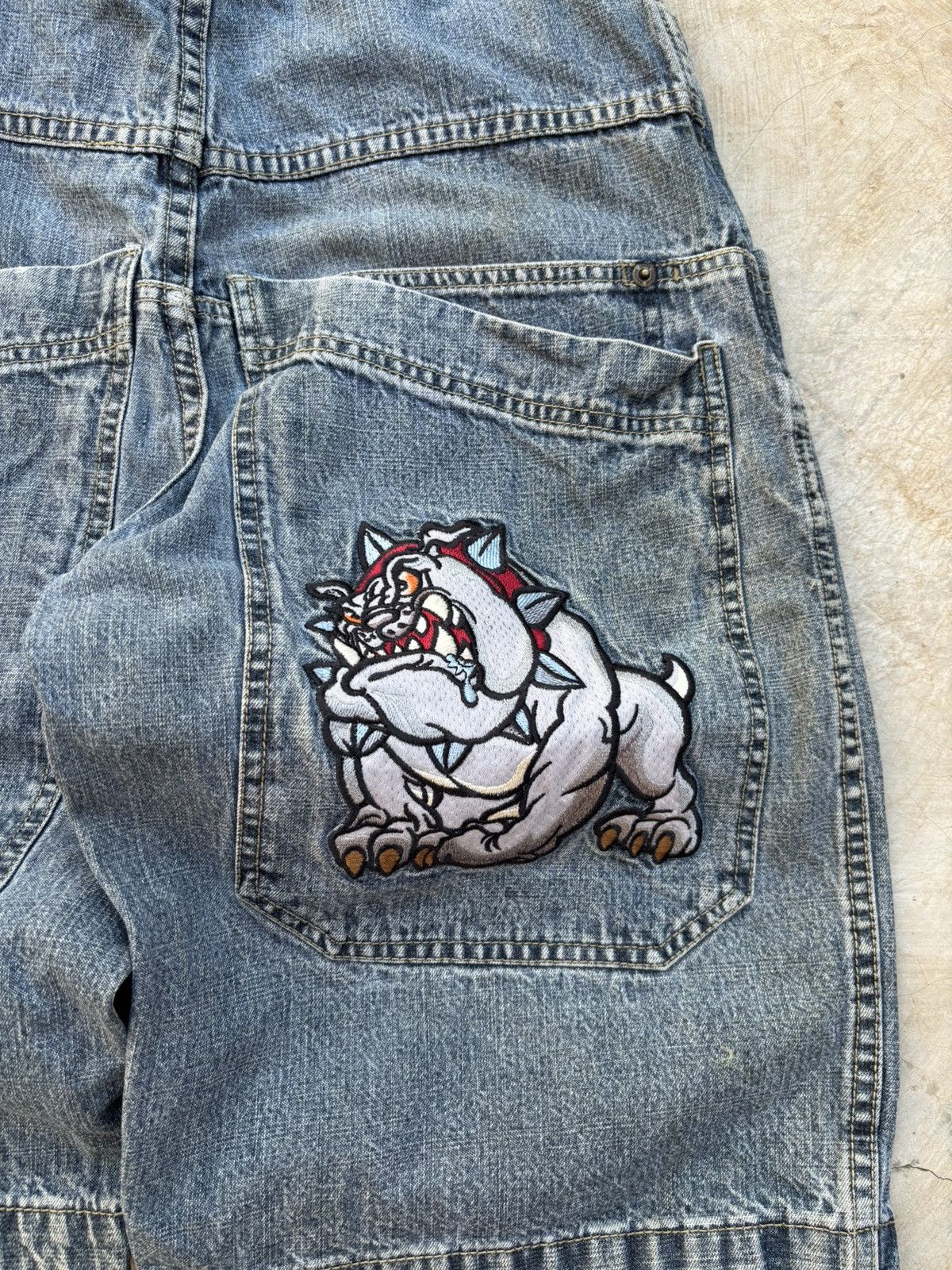 JNCO Vintage 90s Jnco Look Machinery Jorts Size US 29 - 2 Thumbnail