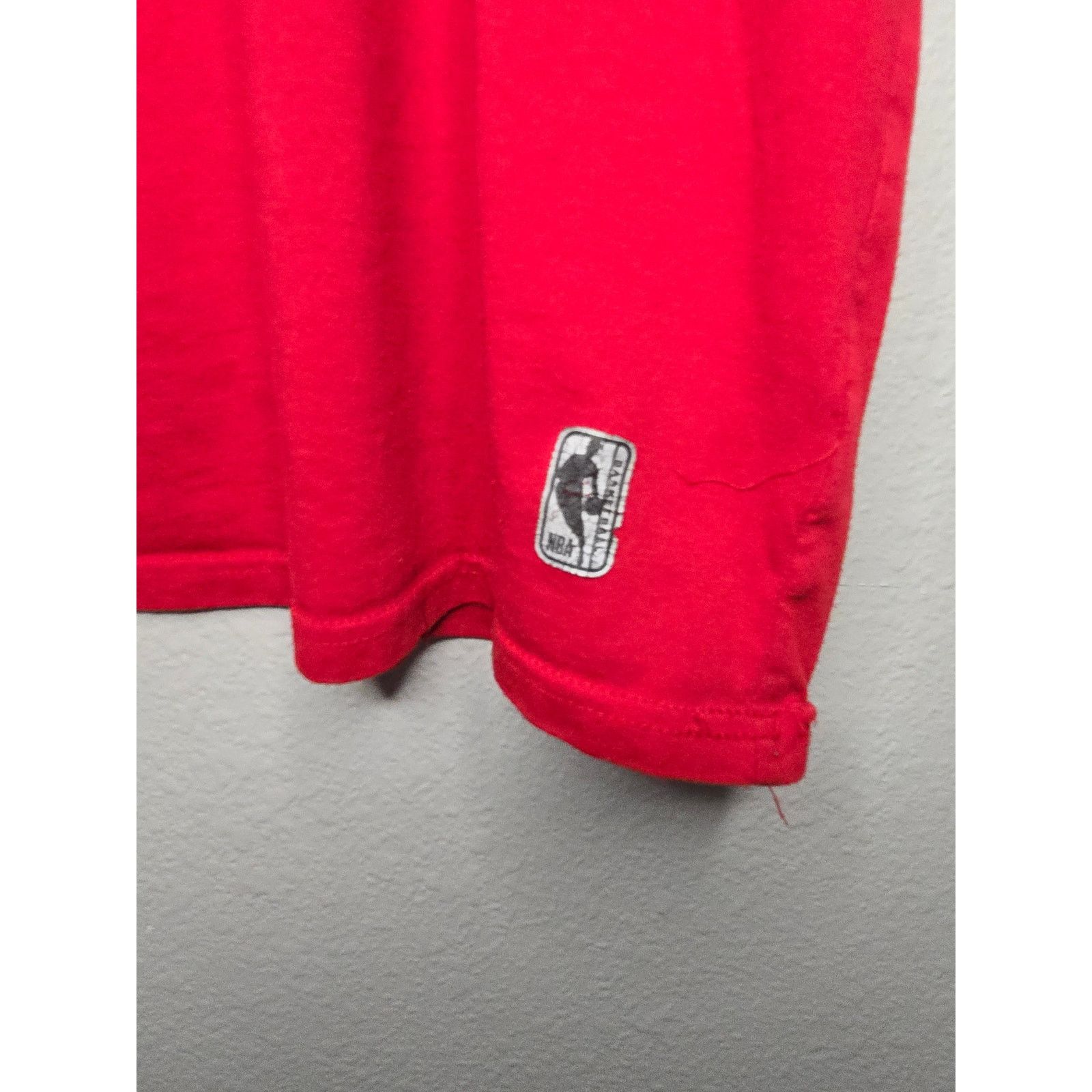 NBA NBA Basketball Shirt Men's XL Red Workout Practice Tee Size US XXL / EU 58 / 5 - 2 Thumbnail