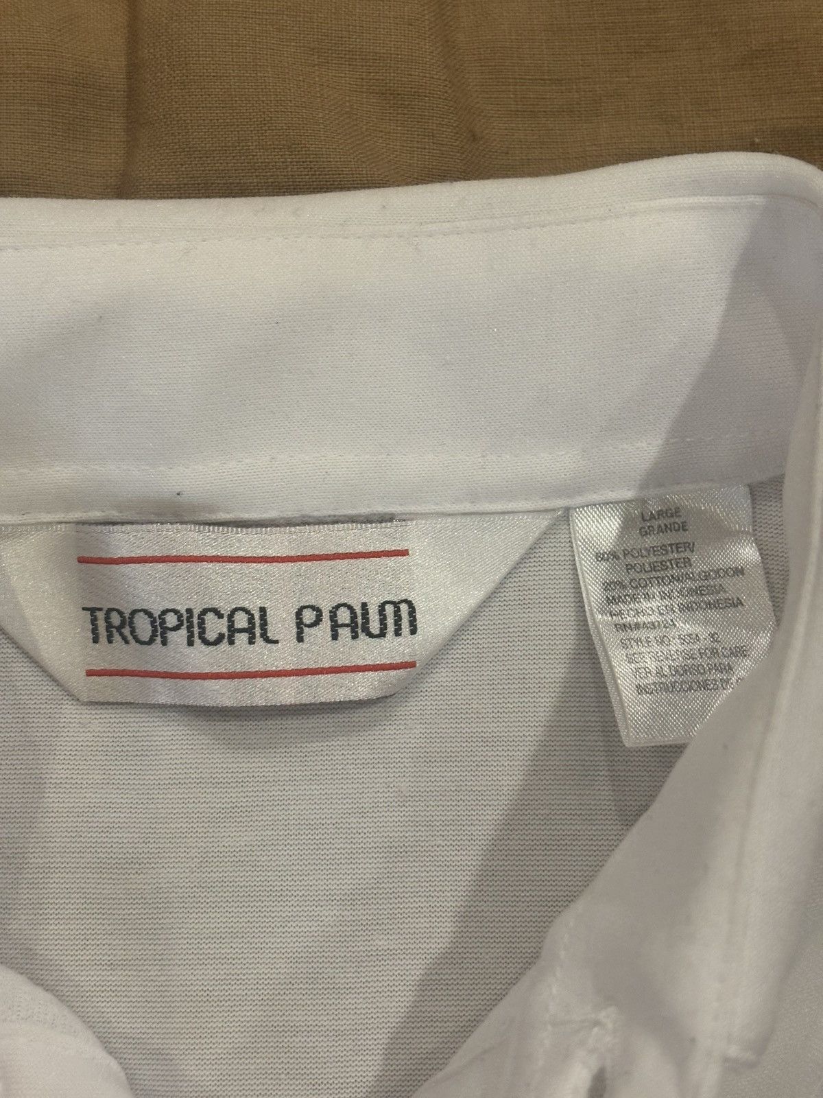 Other Tropical Palm collared shirt.mt-66 Size US L / EU 52-54 / 3 - 5 Thumbnail