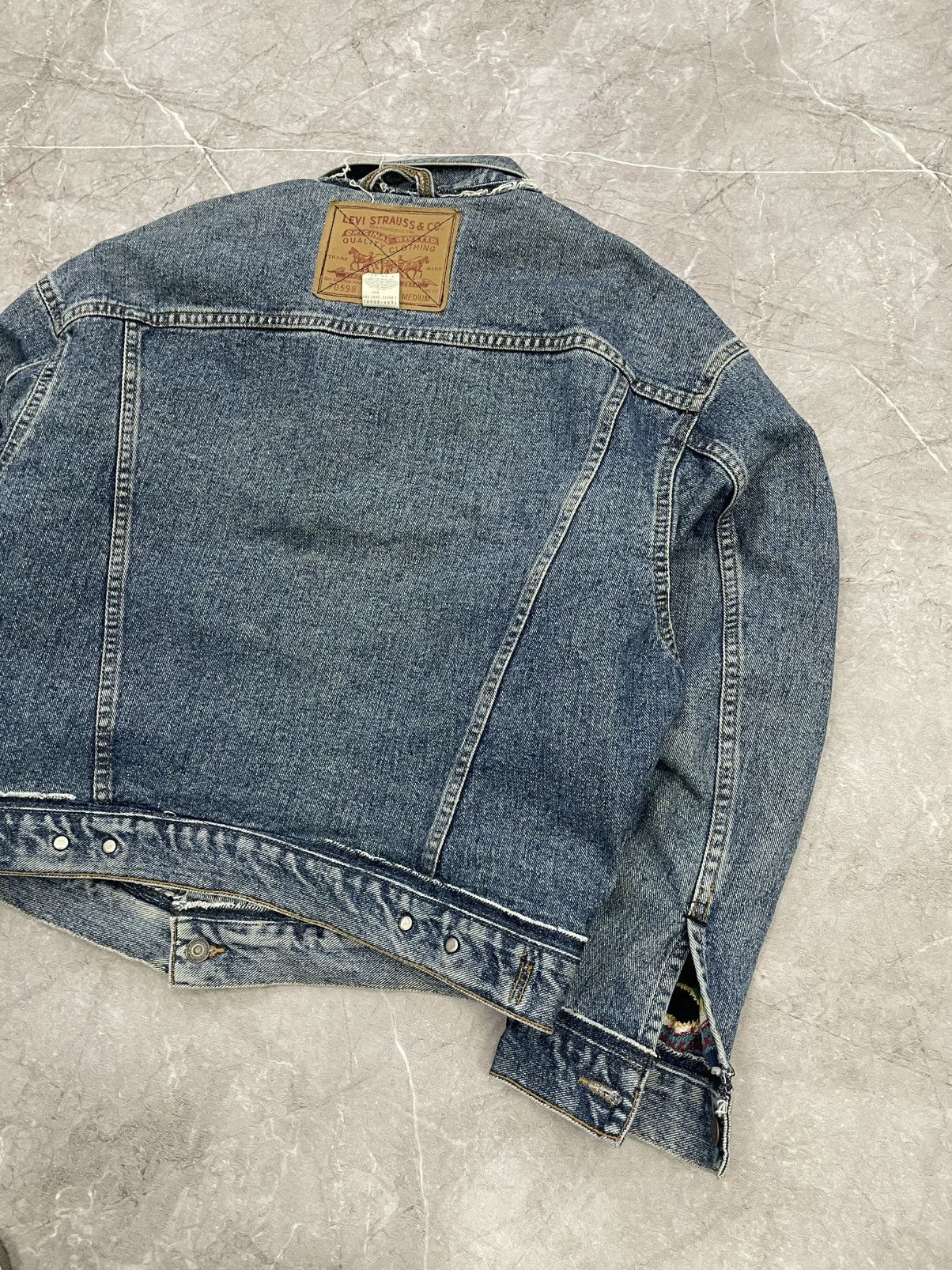 Coogi × Japanese Brand × Vintage REWORKED JAPITAL STYLE REVERSIBLE LEVIS COOGI JACKET Size US M / EU 48-50 / 2 - 9 Thumbnail