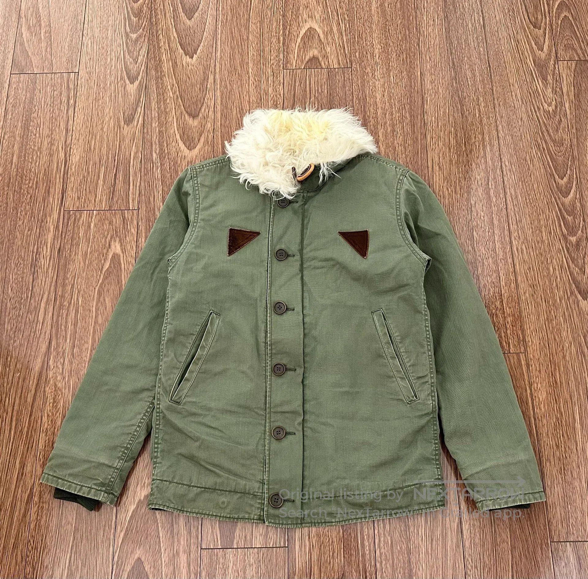 Visvim visvim deckhand jacket with fur collar. Size US S / EU 44-46 / 1 - 1 Thumbnail