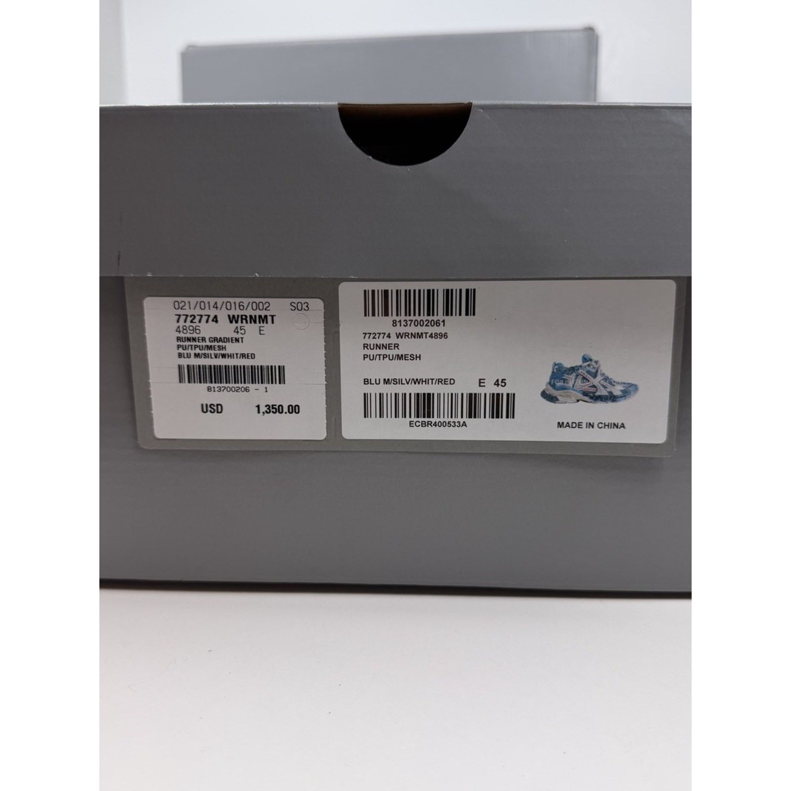 Balenciaga Size 45EU/12US - Balenciaga Runner Marathon Unreleased NEW Size US 12 / EU 45 - 11 Thumbnail