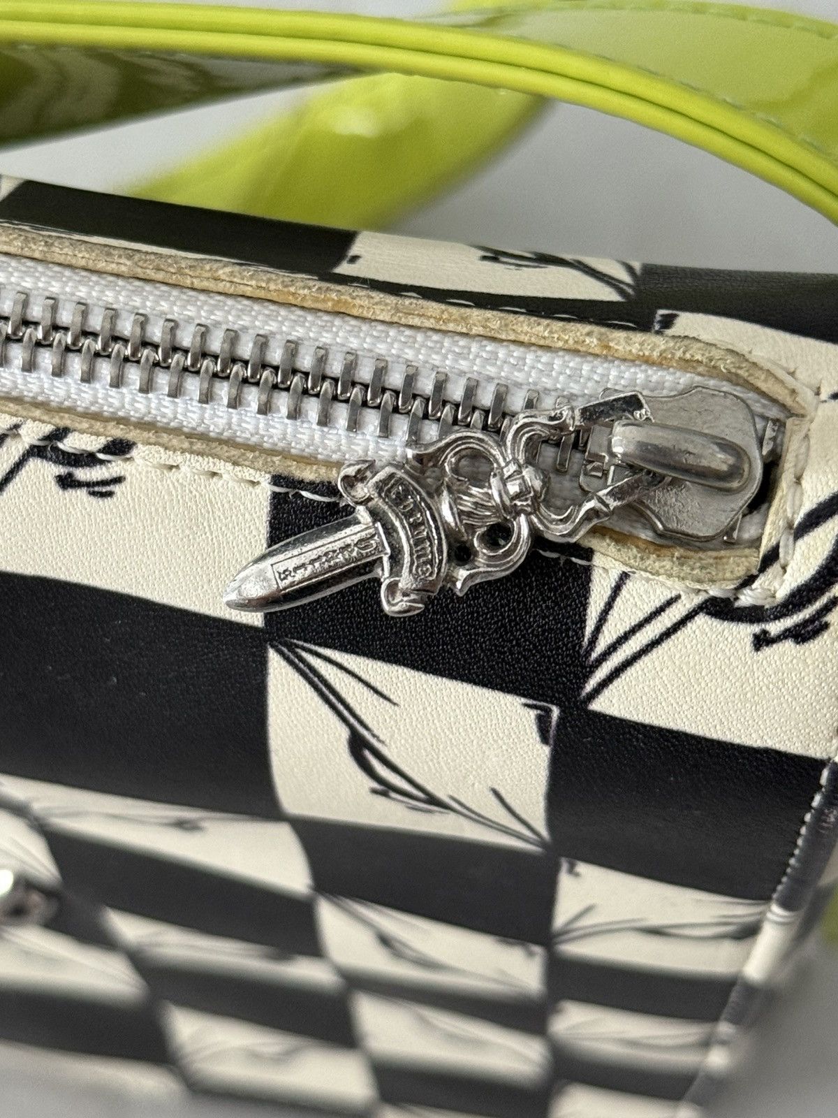 Chrome Hearts Chrome Hearts Mattyboy 99eyes Leather Bag with Green Strap Size ONE SIZE - 3 Thumbnail