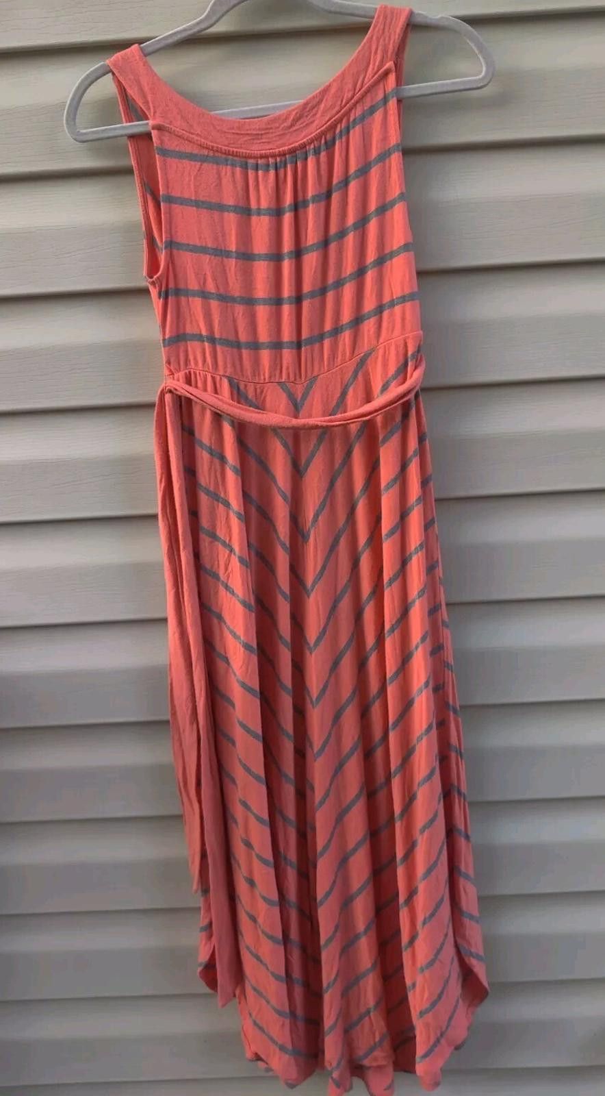 Other Liz Lang Maternity Womens Size XS TP Maxi Dress Orange Gray Size XS / US 0-2 / IT 36-38 - 5 Thumbnail