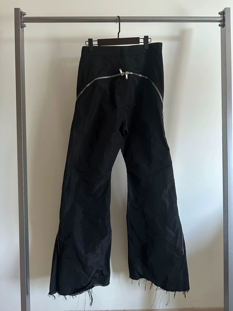 Rick Owens Rick Owens Mainline nylon zip flared pants Size US 28 / EU 44 - 3 Thumbnail