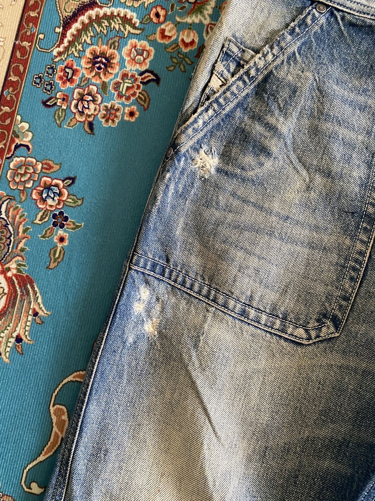 Diesel × Japanese Brand Diesel Loiku Fatigue Distressed Denim Size US 33 - 7 Thumbnail