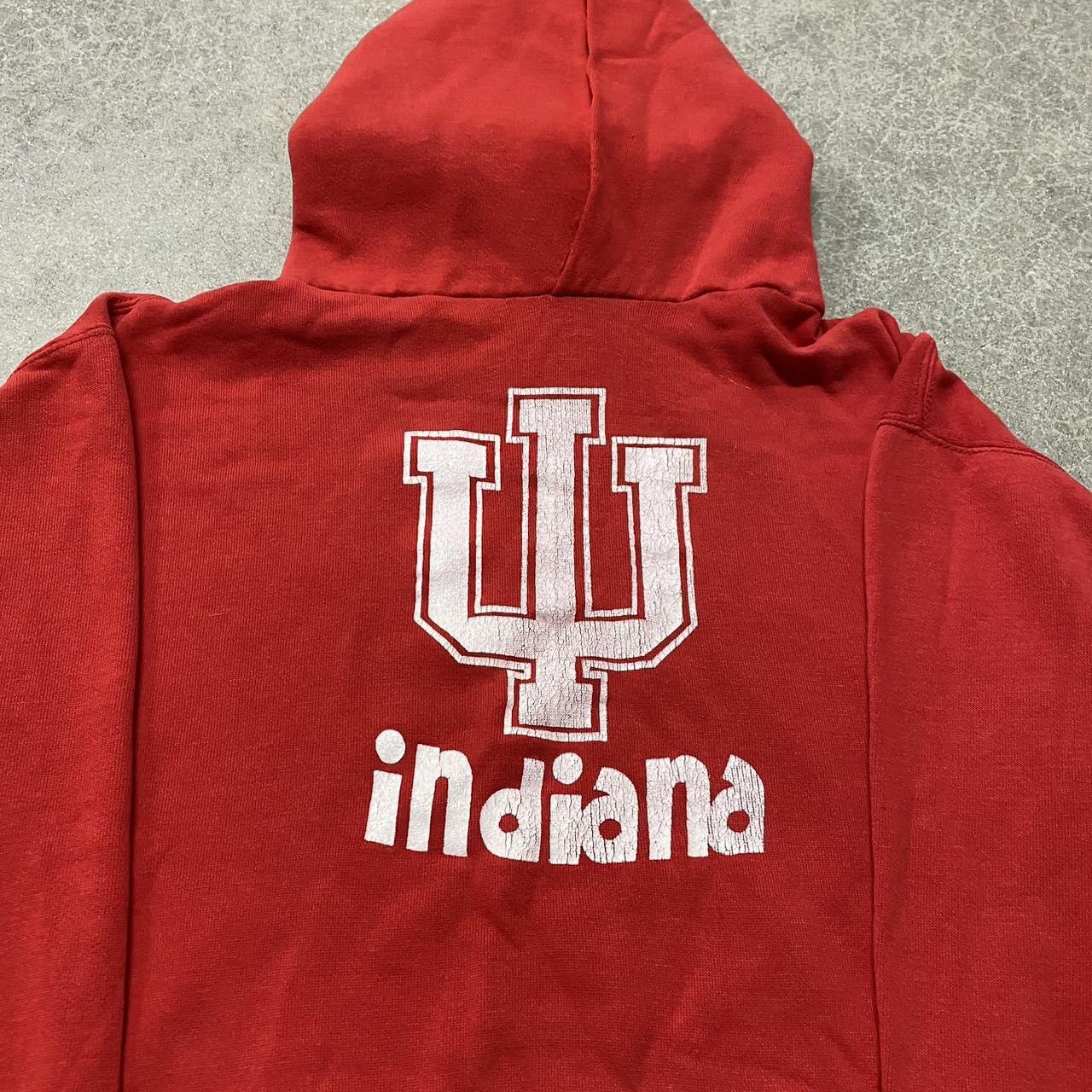 Russell Athletic × Vintage Vintage 70s Russell Athletics Indiana University Hoodie Size US L / EU 52-54 / 3 - 3 Thumbnail
