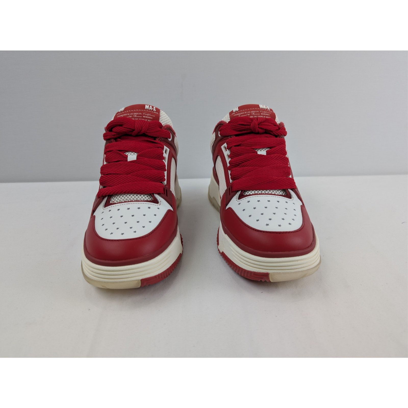 Amiri o1rshd1 MA-1 Sneakers in Alabaster Red Size US 7 / EU 40 - 9 Thumbnail