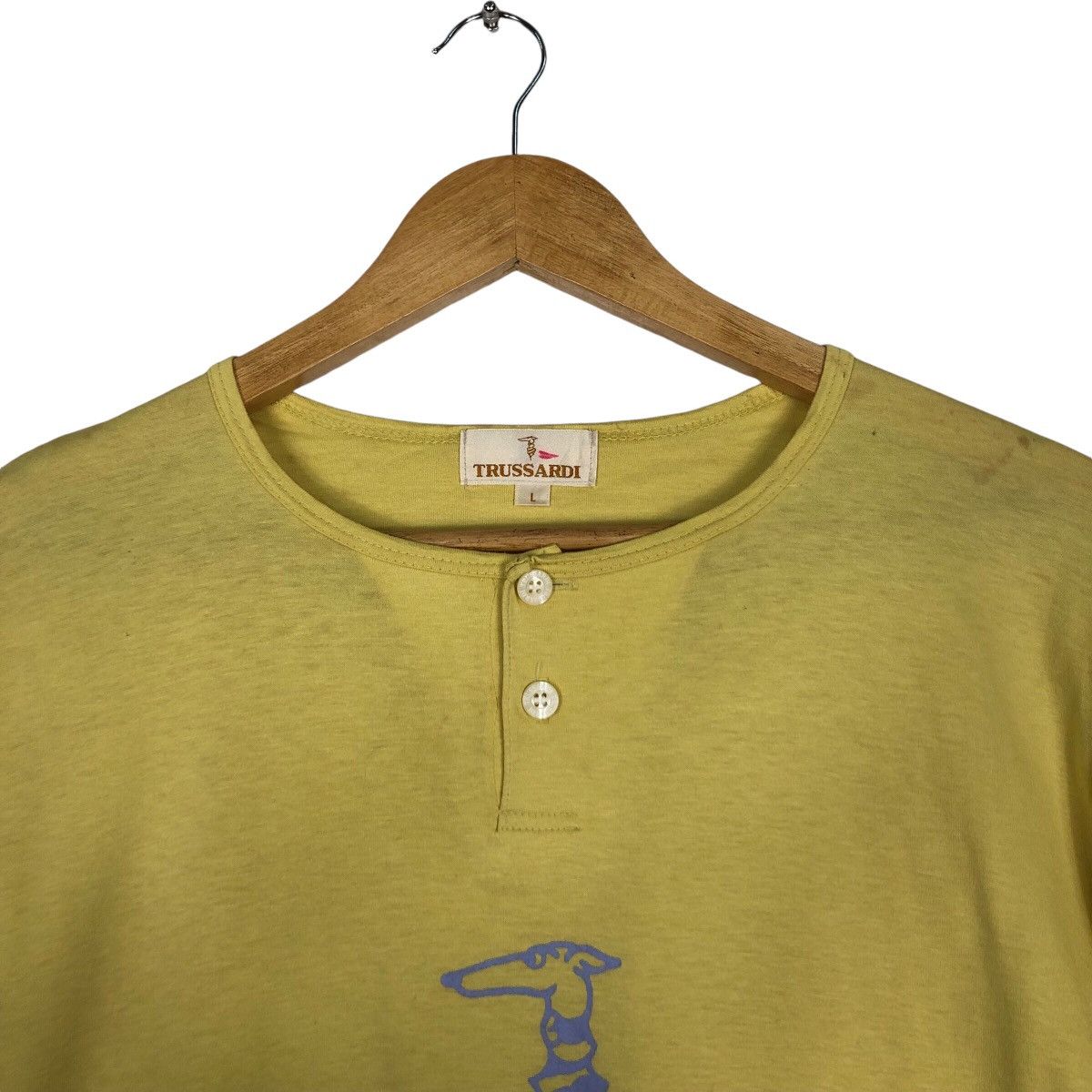 Japanese Brand × Trussardi Vintage Trussardi T-shirt Vintage Material Solf Medium Size US M / EU 48-50 / 2 - 9 Thumbnail