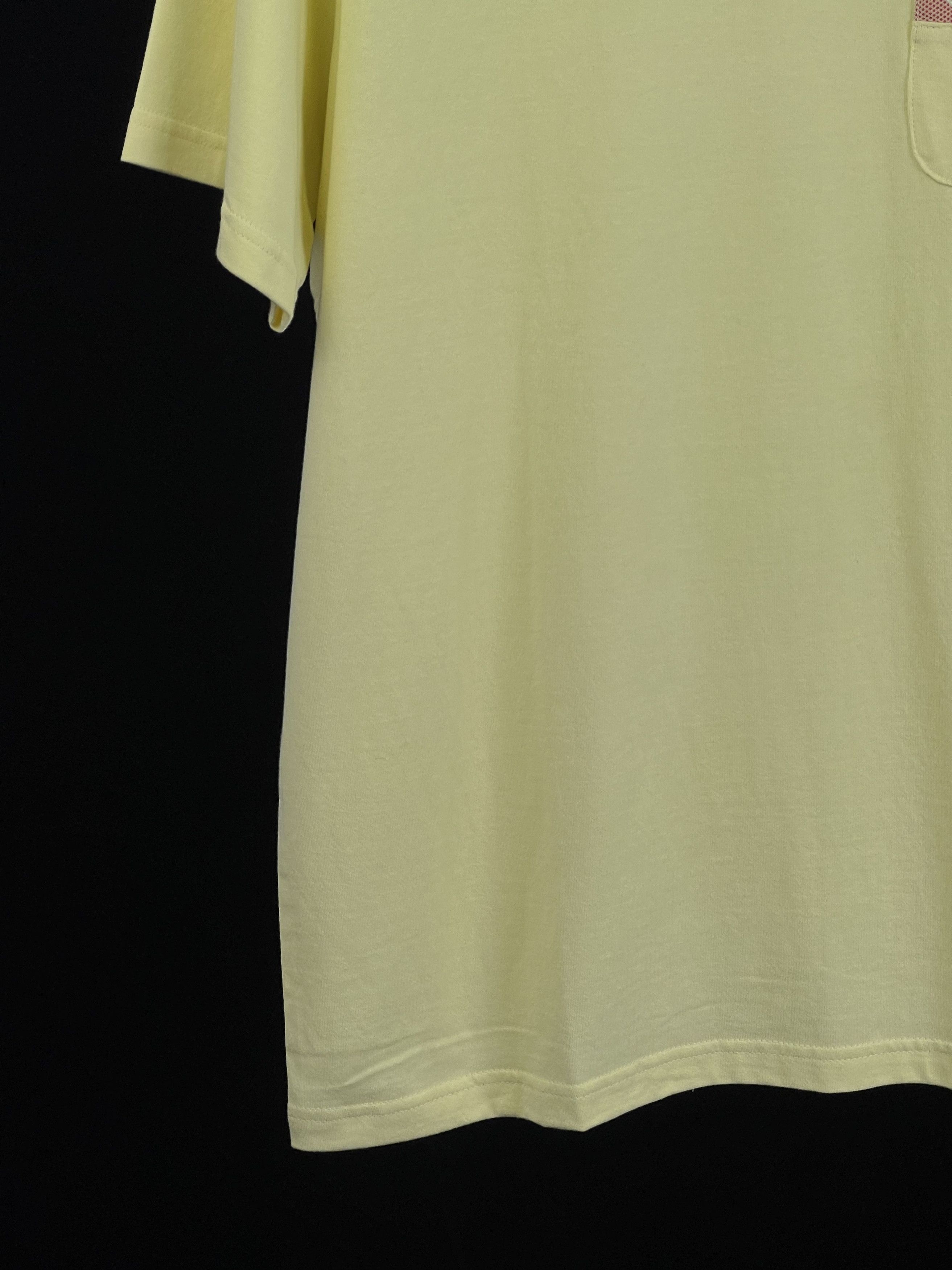Supreme UNWORN* MESH STRIPE POCKET SS19 TEE Yellow Size US L / EU 52-54 / 3 - 6 Thumbnail