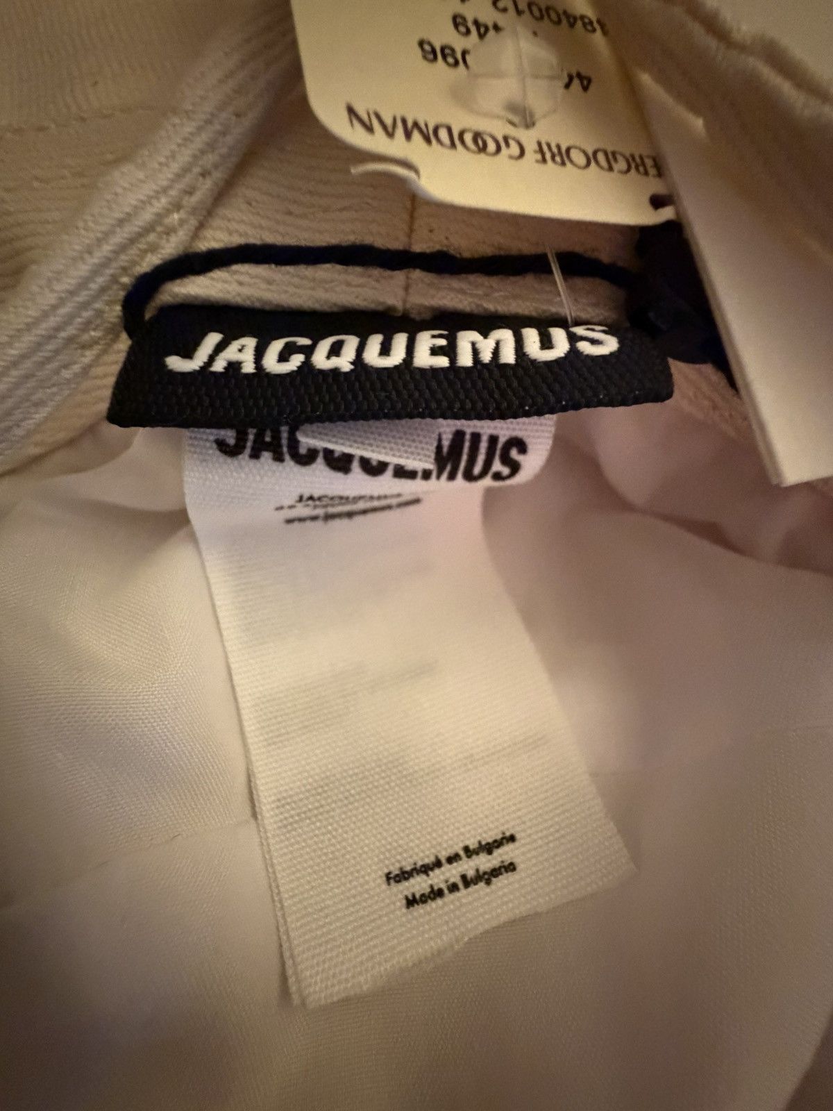Jacquemus Jacquemus cream bucket hat Size ONE SIZE - 4 Thumbnail