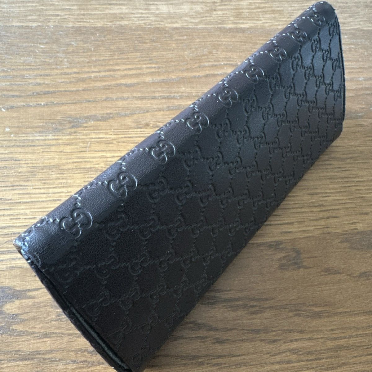 Gucci GUCCI Collapsible Triangular Leather SUNGLASS Case ONLY Size ONE SIZE - 3 Thumbnail