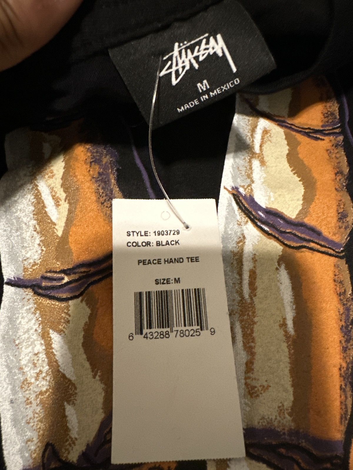 Stussy Stussy Peace Hand Tee Size US M / EU 48-50 / 2 - 7 Thumbnail