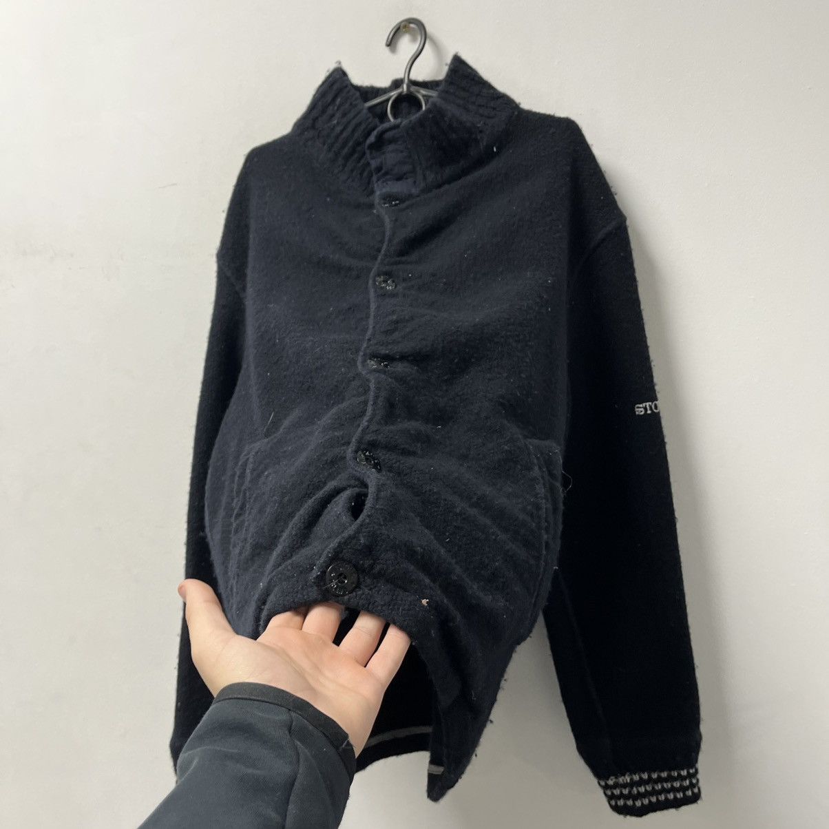 Stone Island Stone Island AW 2002 Vintage Wool Coat Jacket Size US XXL / EU 58 / 5 - 7 Thumbnail