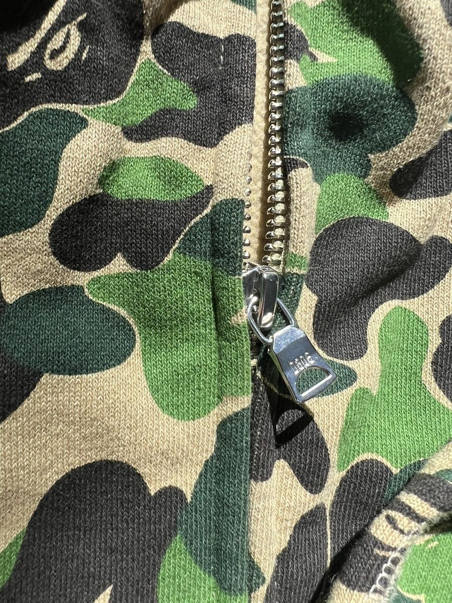 Bape ABC GREEN CAMO BAPE HOODIE Size US XXL / EU 58 / 5 - 8 Thumbnail