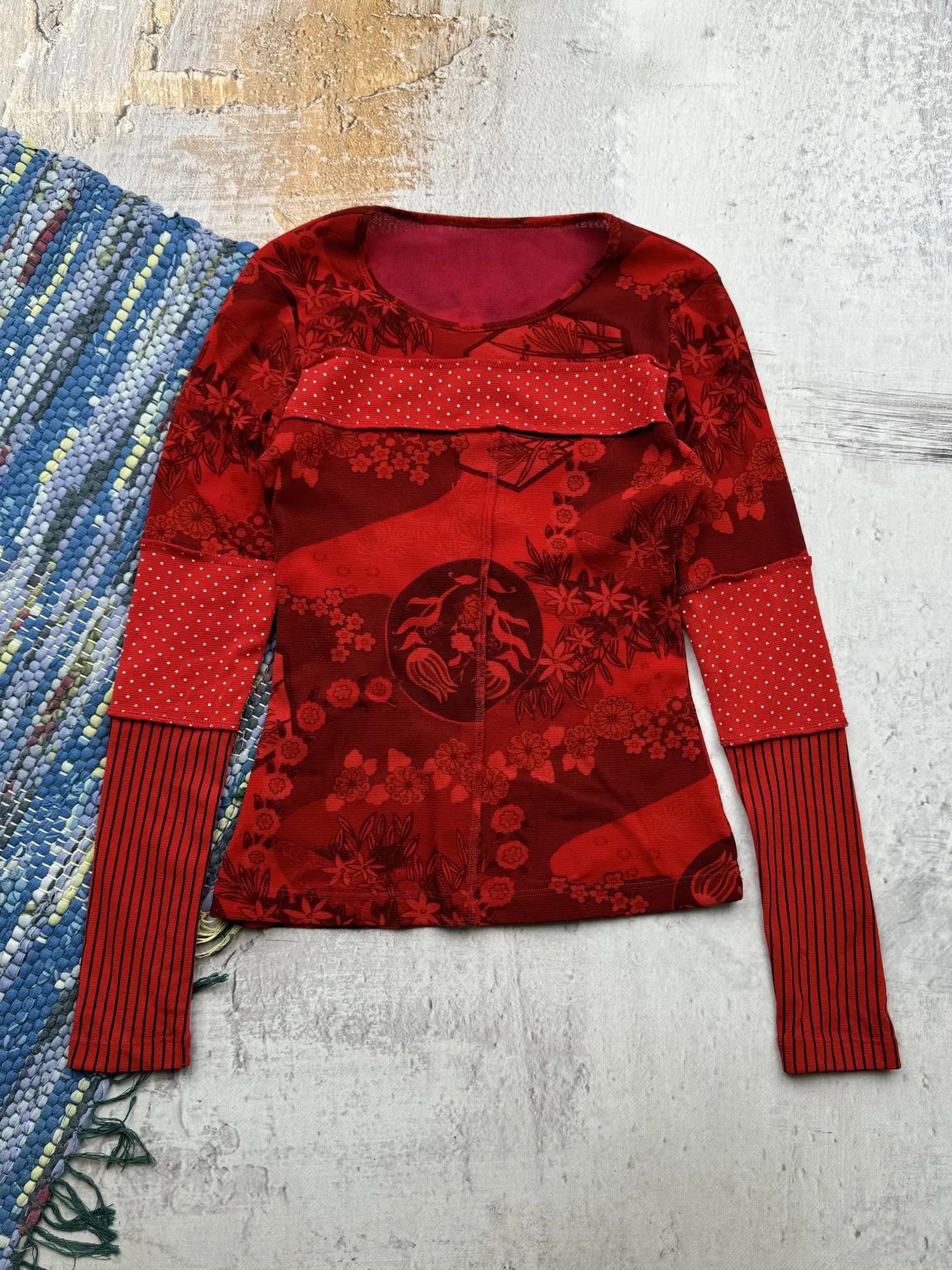 Vintage Vintage Printed Long Sleeve A316(382) Size XS / US 0-2 / IT 36-38 - 1 Thumbnail