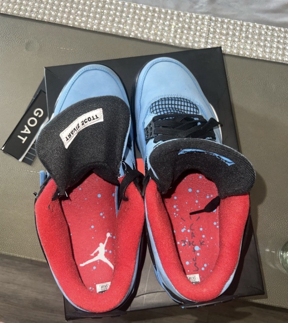 Jordan Brand × Travis Scott Nike Air Jordan 4 Retro Travis Scott Cactus Jack University Size US 12 / EU 45 - 8 Thumbnail
