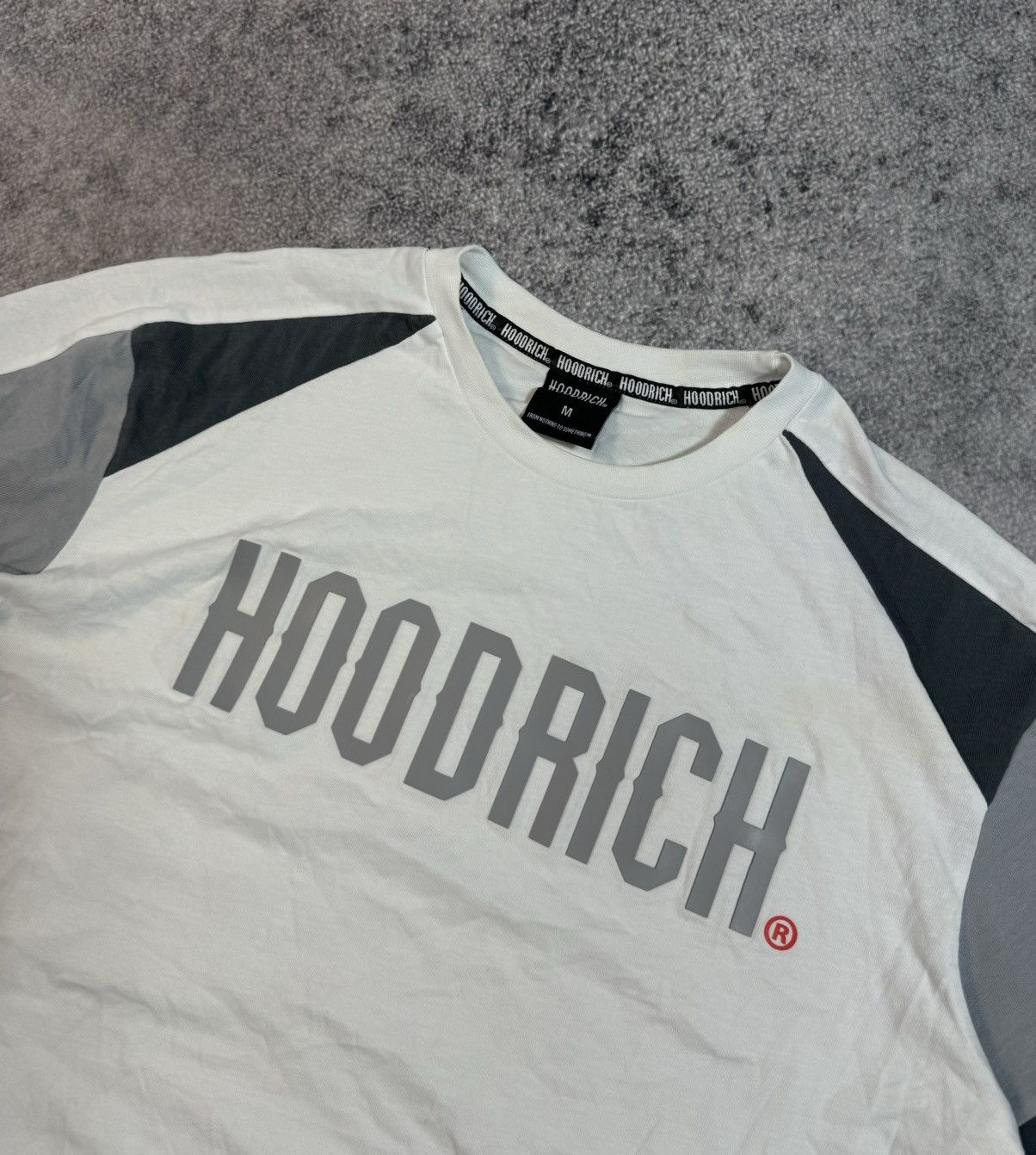 Designer × Hoodrich Y2K Hoodrich Big Logo T-shirt Streetwear Rare Style Drill M Size US M / EU 48-50 / 2 - 2 Thumbnail