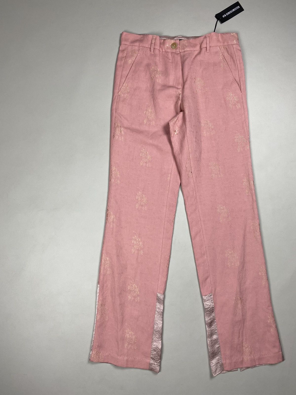 Ann Demeulemeester BNWT! Ann Demeulemeester cotton / linen wide leg dress pants Size 26" / US 2 / IT 38 - 2 Thumbnail