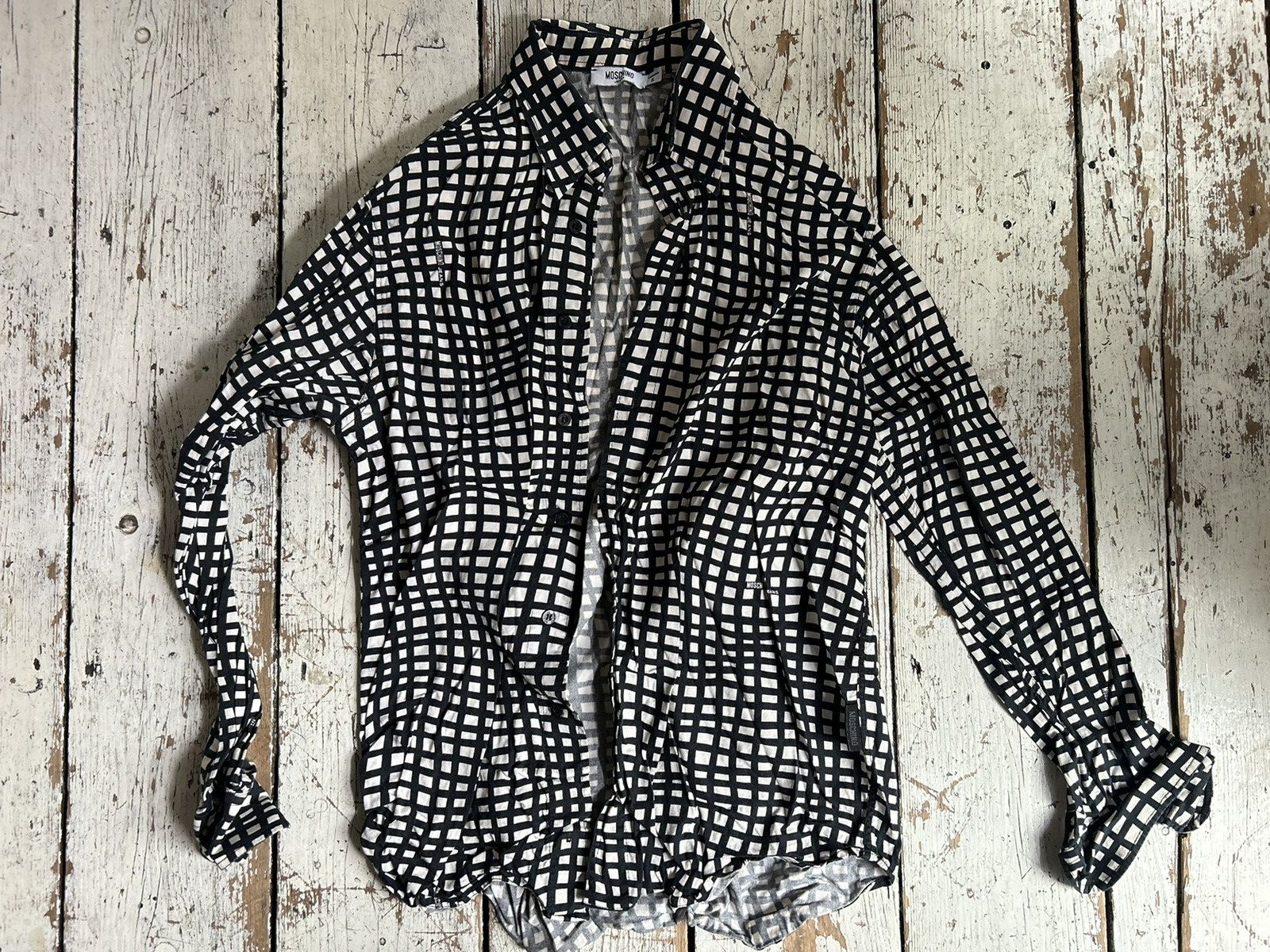 Moschino Vintage Moschino men’s shirt Size US S / EU 44-46 / 1 - 1 Thumbnail