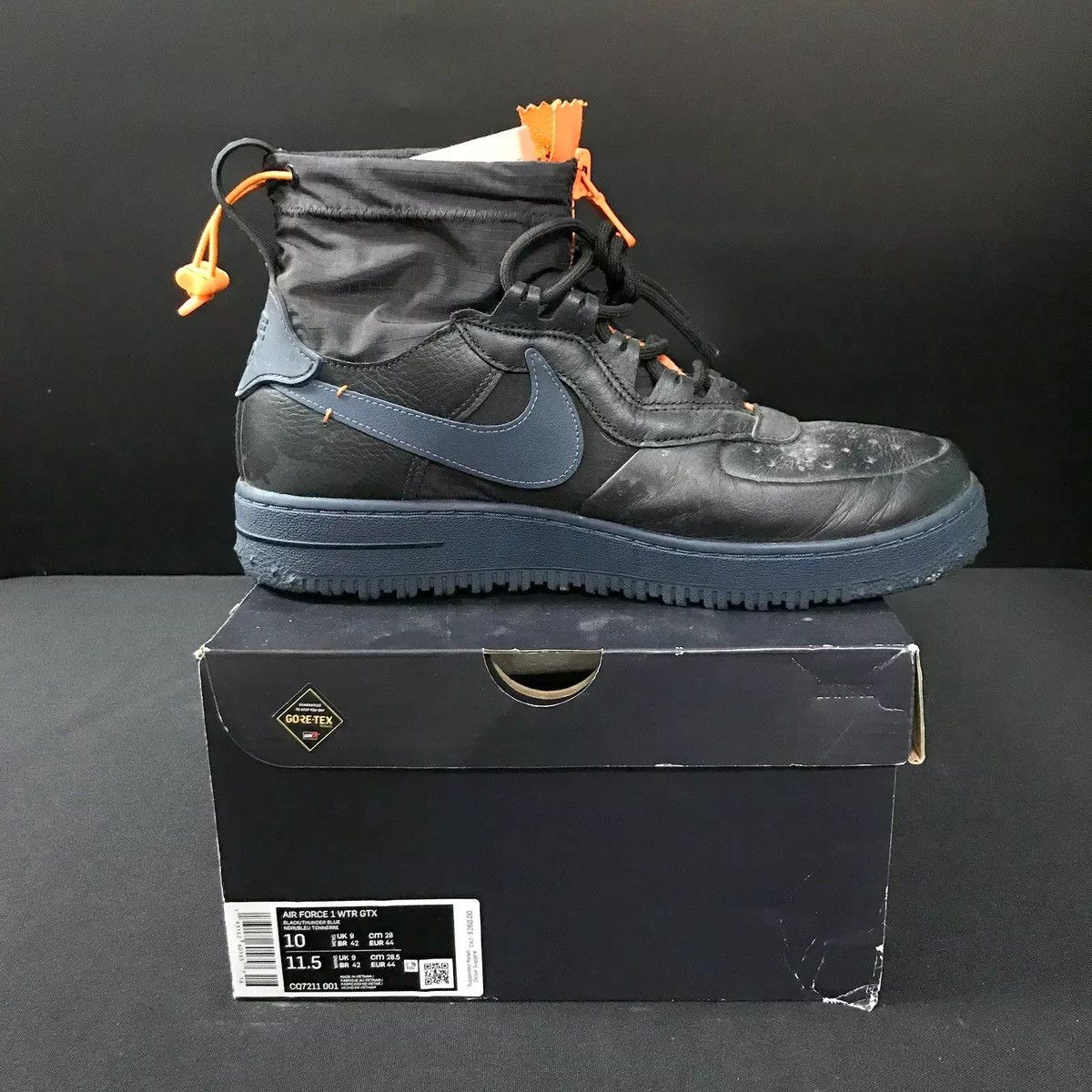 Nike Gore Tex x Nike Air Force 1 Hugh WTR ‘The 10th Size US 10 / EU 43 - 2 Thumbnail